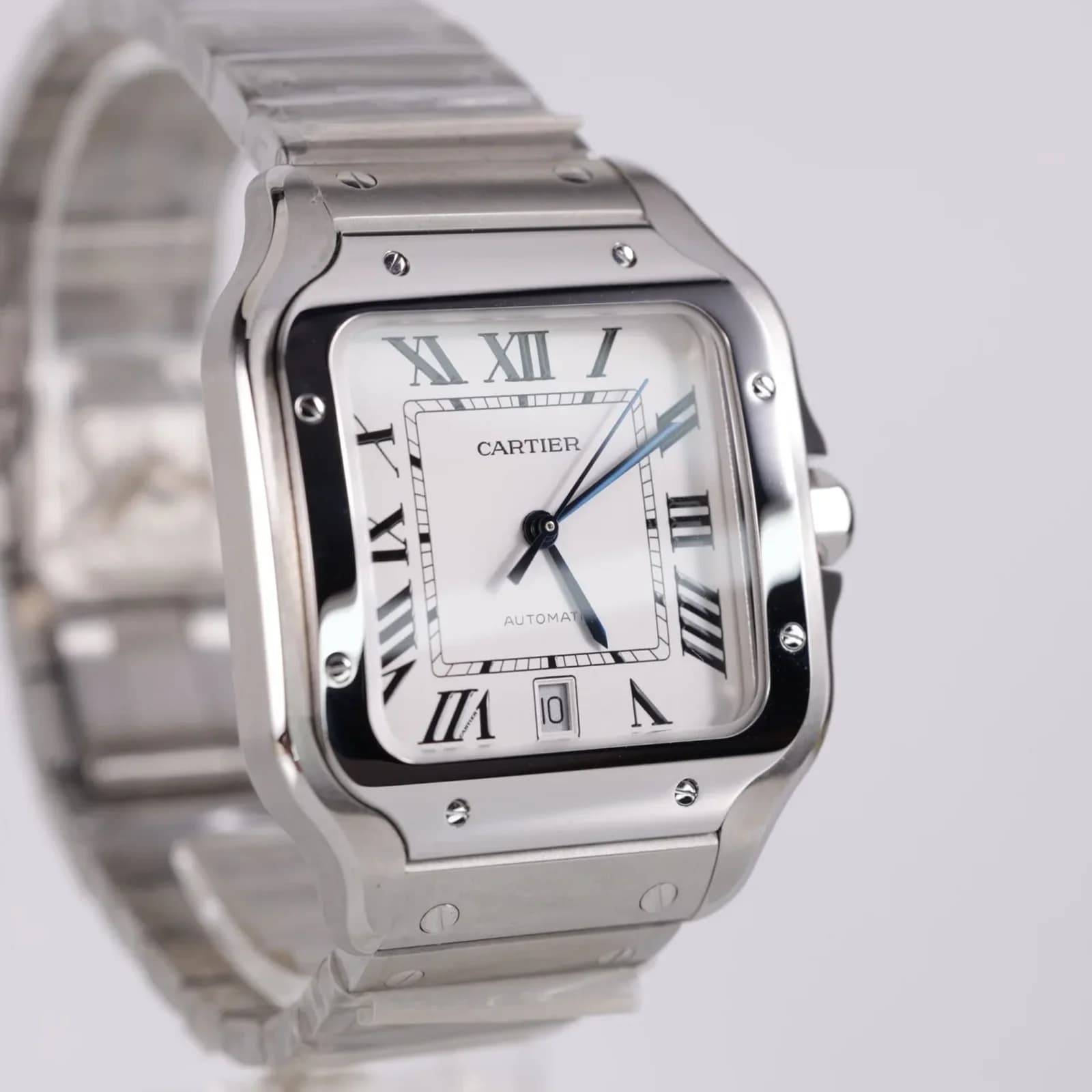 Thumb Santos White Dial Large