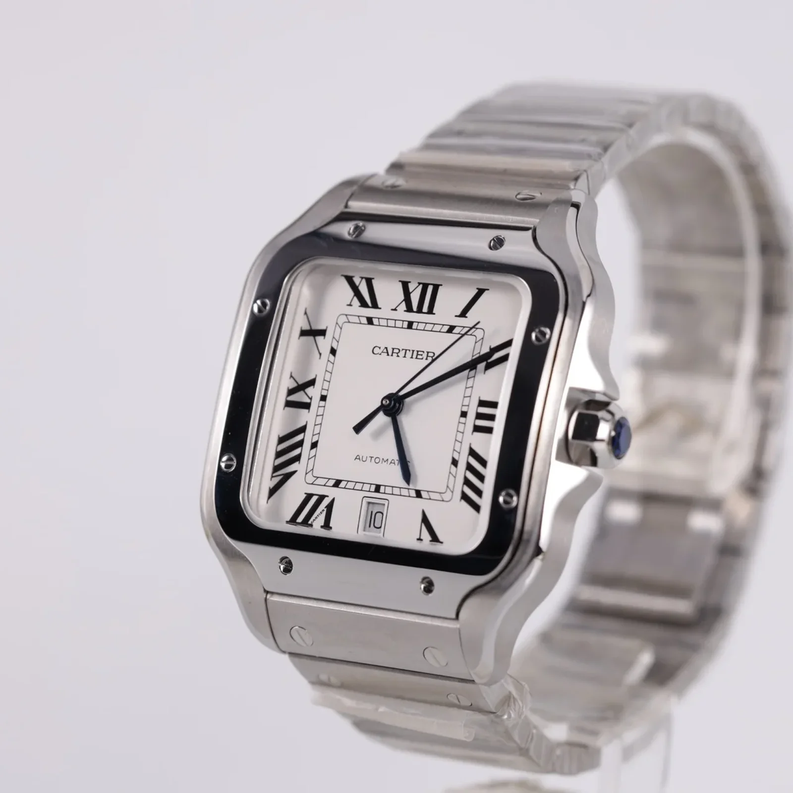 Thumb Santos White Dial Large