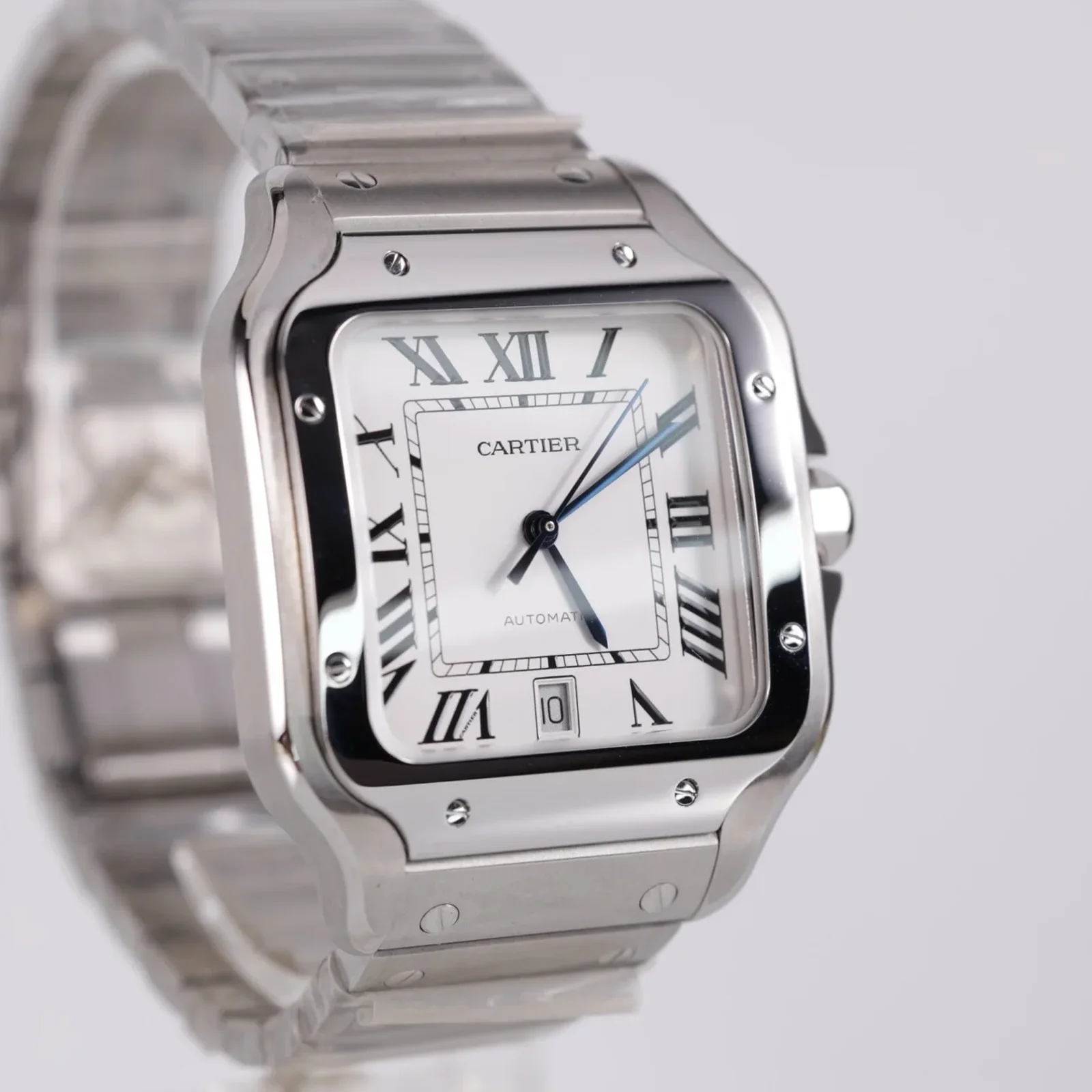 Thumb Santos White Dial Large