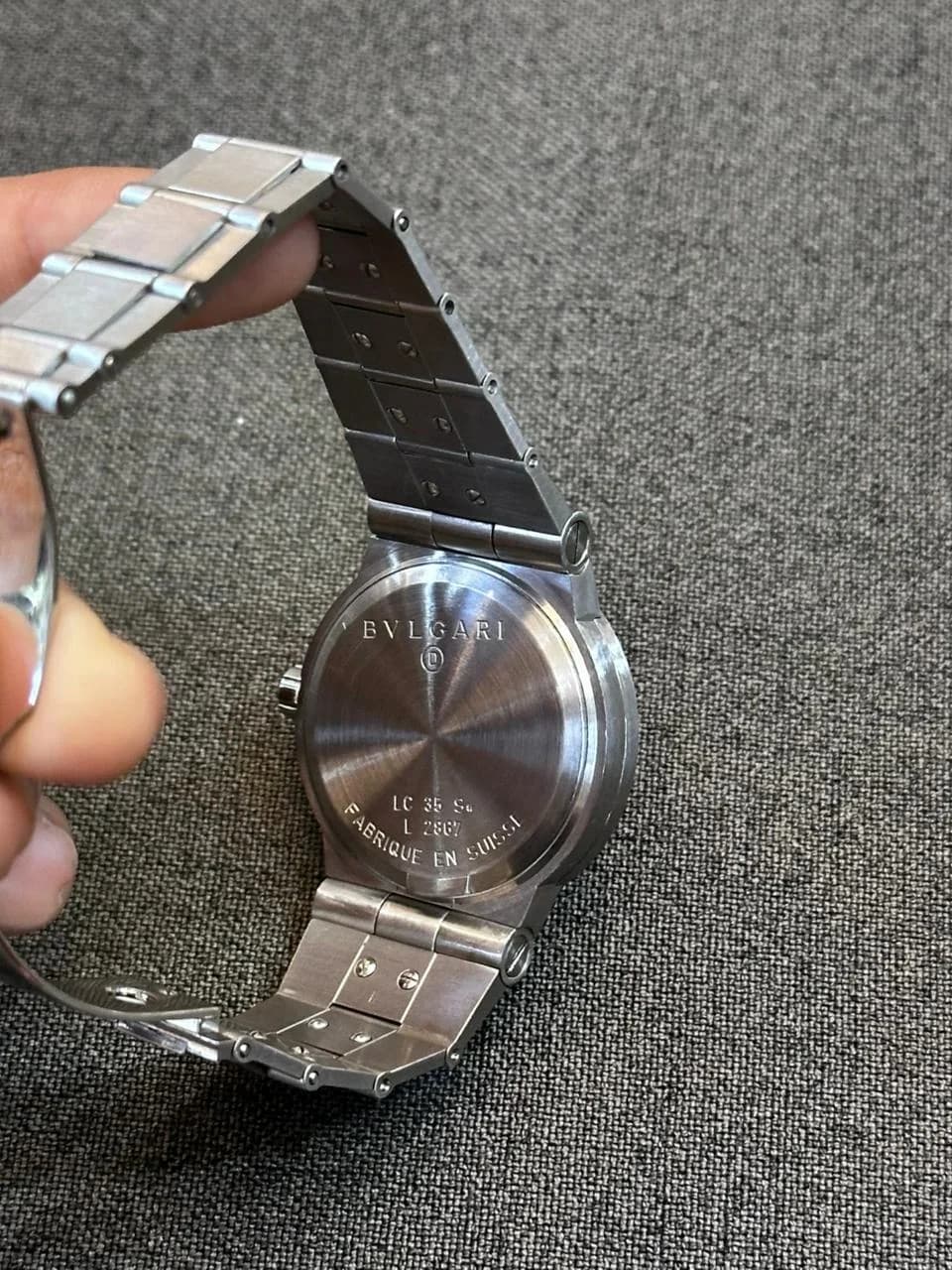 Thumb Diagono Automatic Stainless Steel / Black