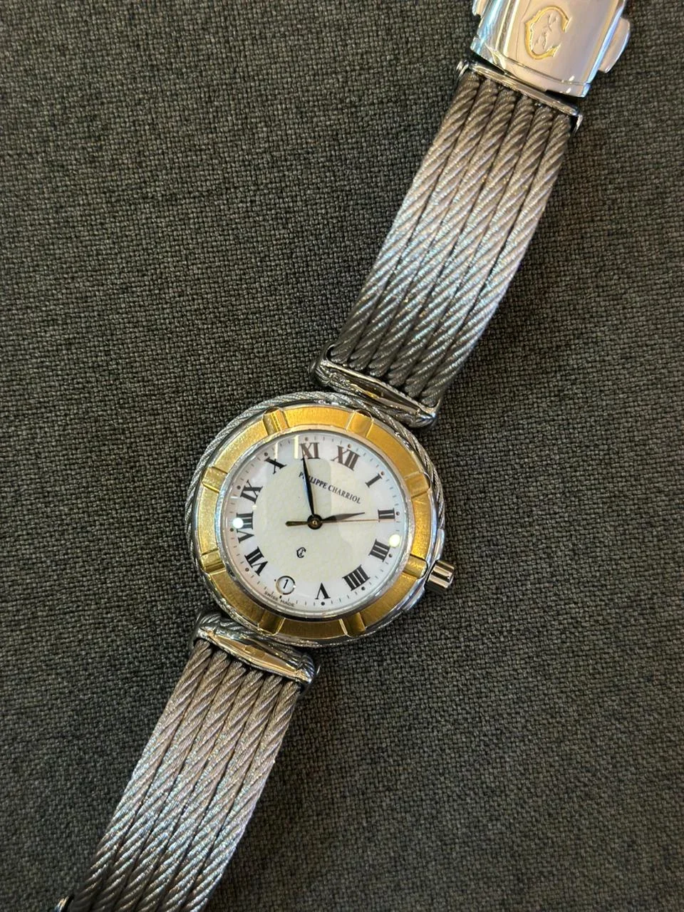 Thumb Celtic Stainless Steel - Yellow Gold / White-Roman
