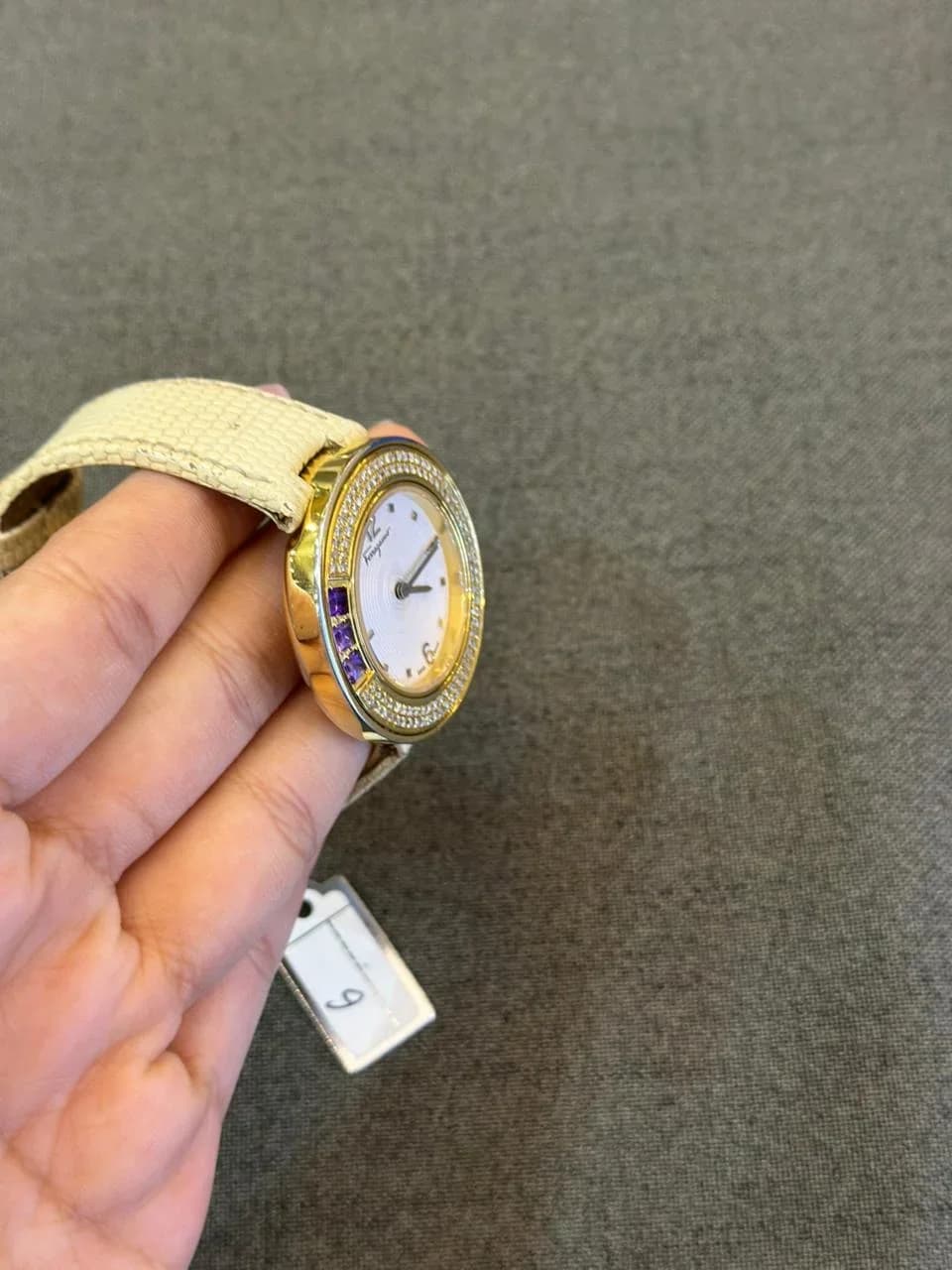 Thumb Women's Watch Diamond Bezel