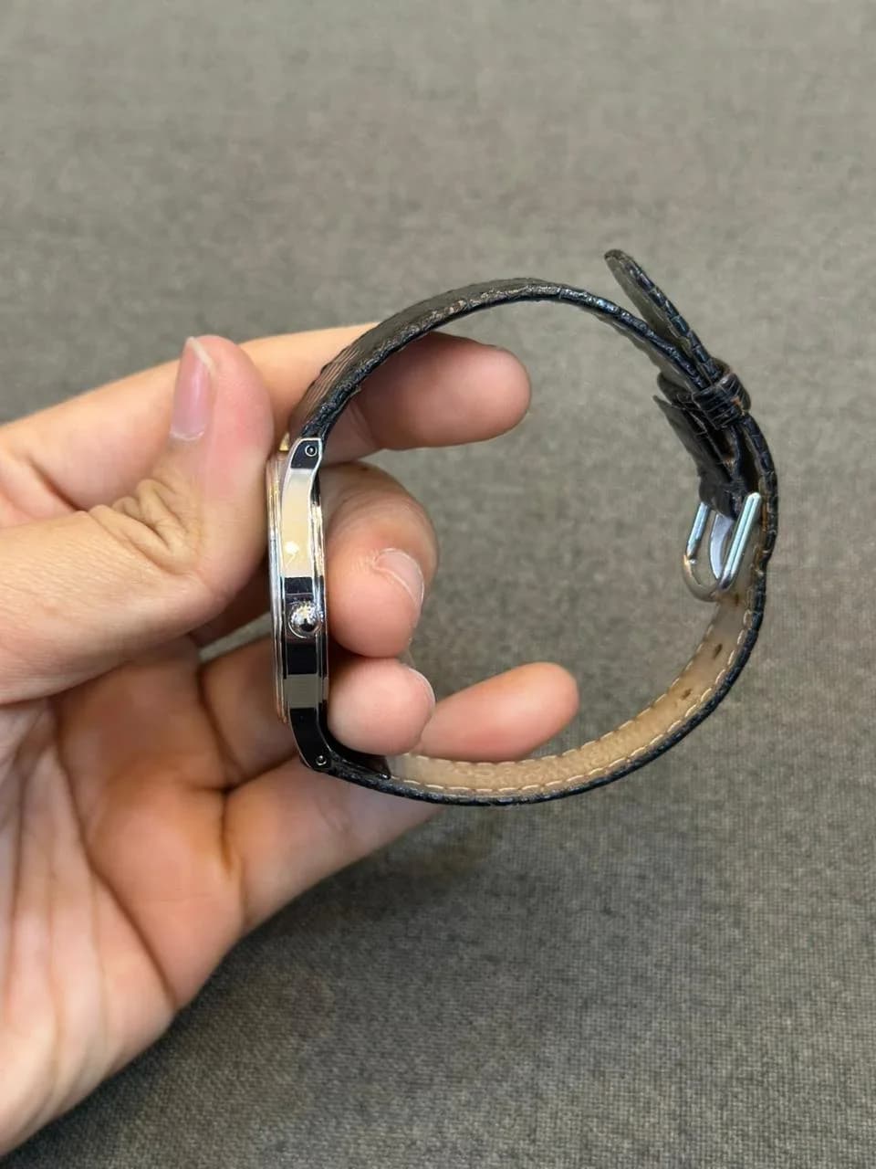 Thumb Portfolio Stainless Steel Quartz / White-Roman