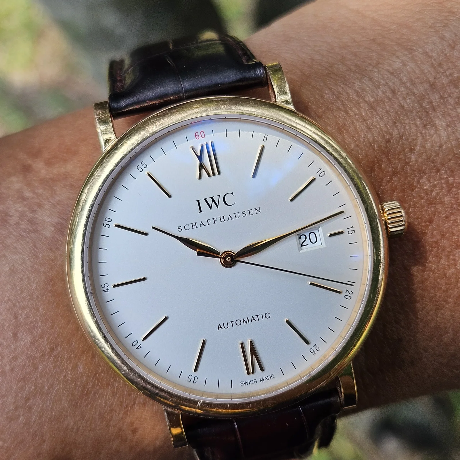 Thumb Portofino Automatic Red Gold / Silver