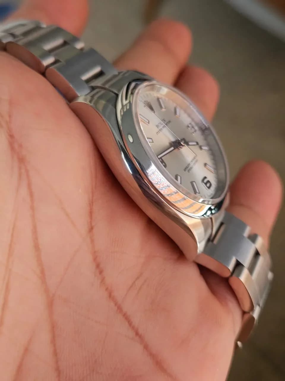 Thumb Oyster Perpetual 34 Silver Explorer