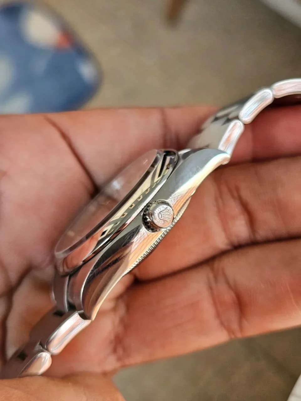 Thumb Oyster Perpetual 34 Silver Explorer