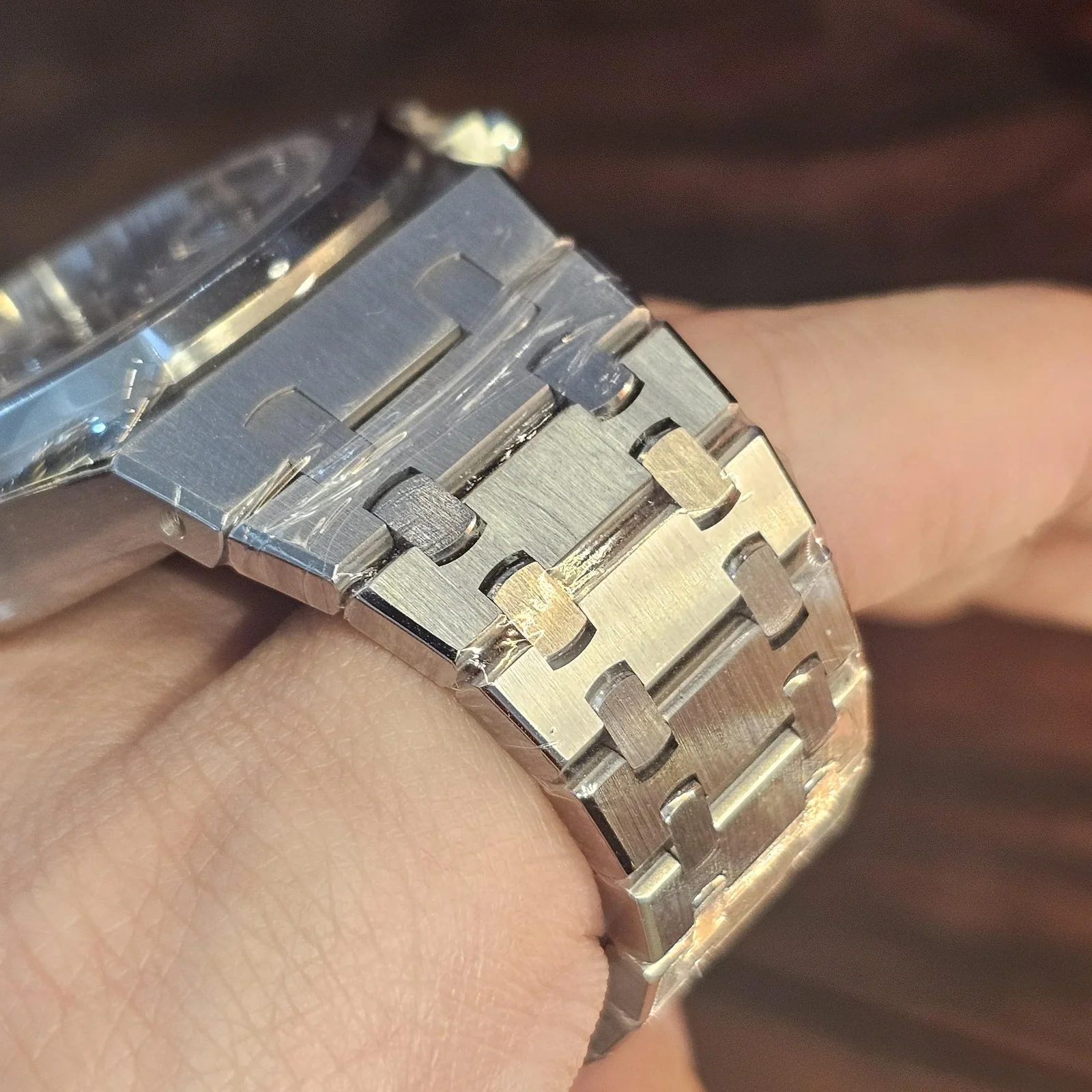 Thumb Royal Oak Chronograph 41 Stainless Steel / Black