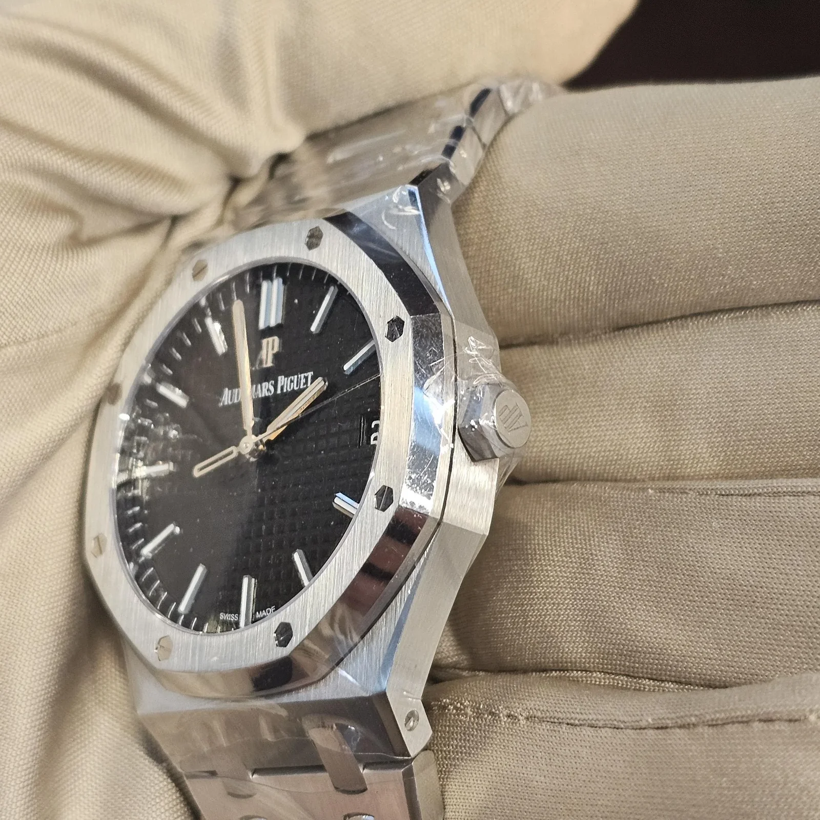Thumb Royal Oak 15500 Stainless Steel / Black