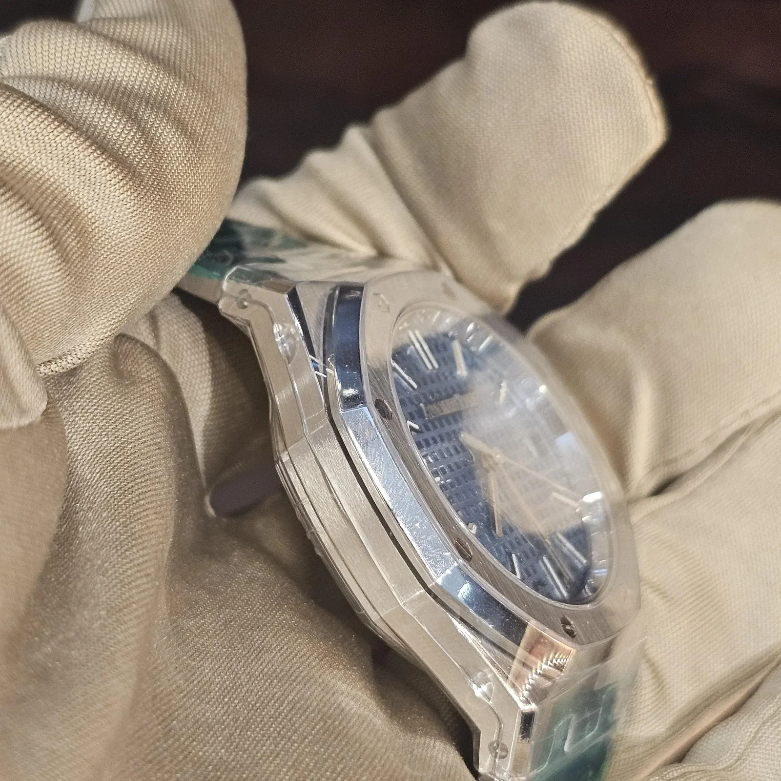 Thumb Royal Oak Selfwinding 37 Stainless Steel / Ice Blue
