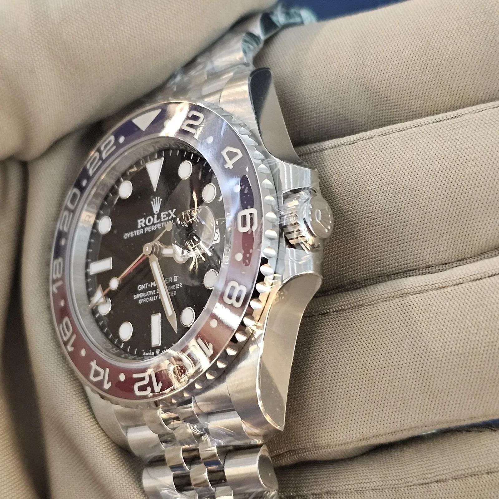 Thumb GMT-Master II Stainless Steel / BLRO / Jubilee