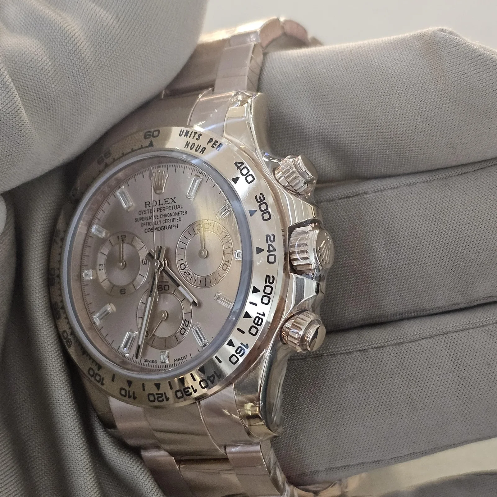 Thumb Cosmograph Daytona Everose / Pink - Baguette