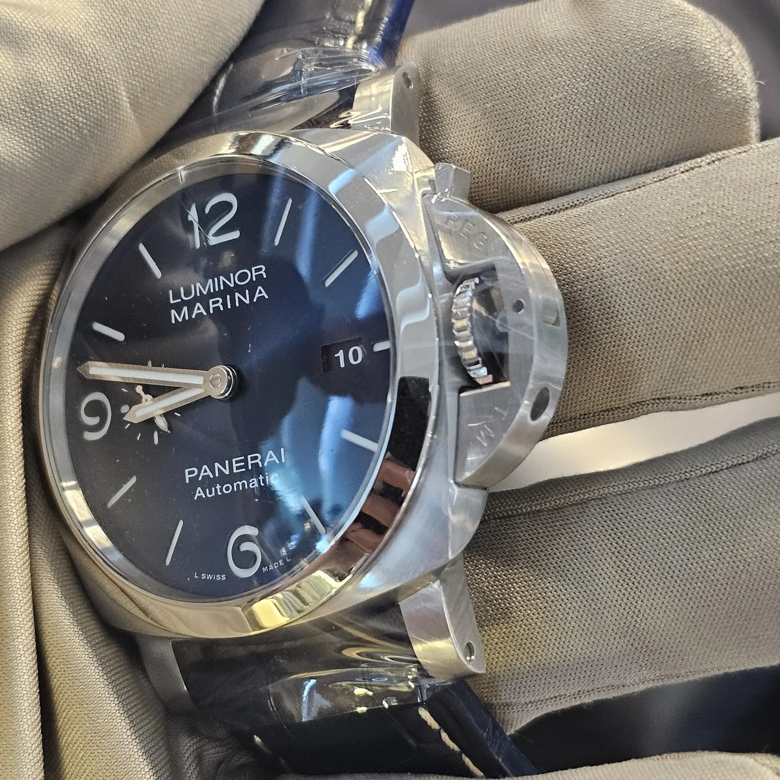 Thumb Luminor 1950 Marina 3 Days Automatic Stainless Steel / Blue