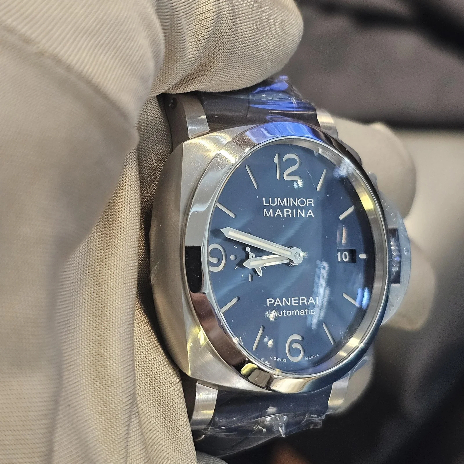 Thumb Luminor 1950 Marina 3 Days Automatic Stainless Steel / Blue
