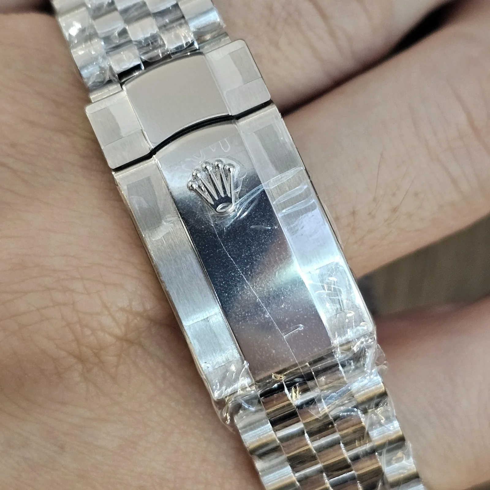Thumb Datejust 41 Stainless Steel Fluted / Jubilee / Blue - Diamond