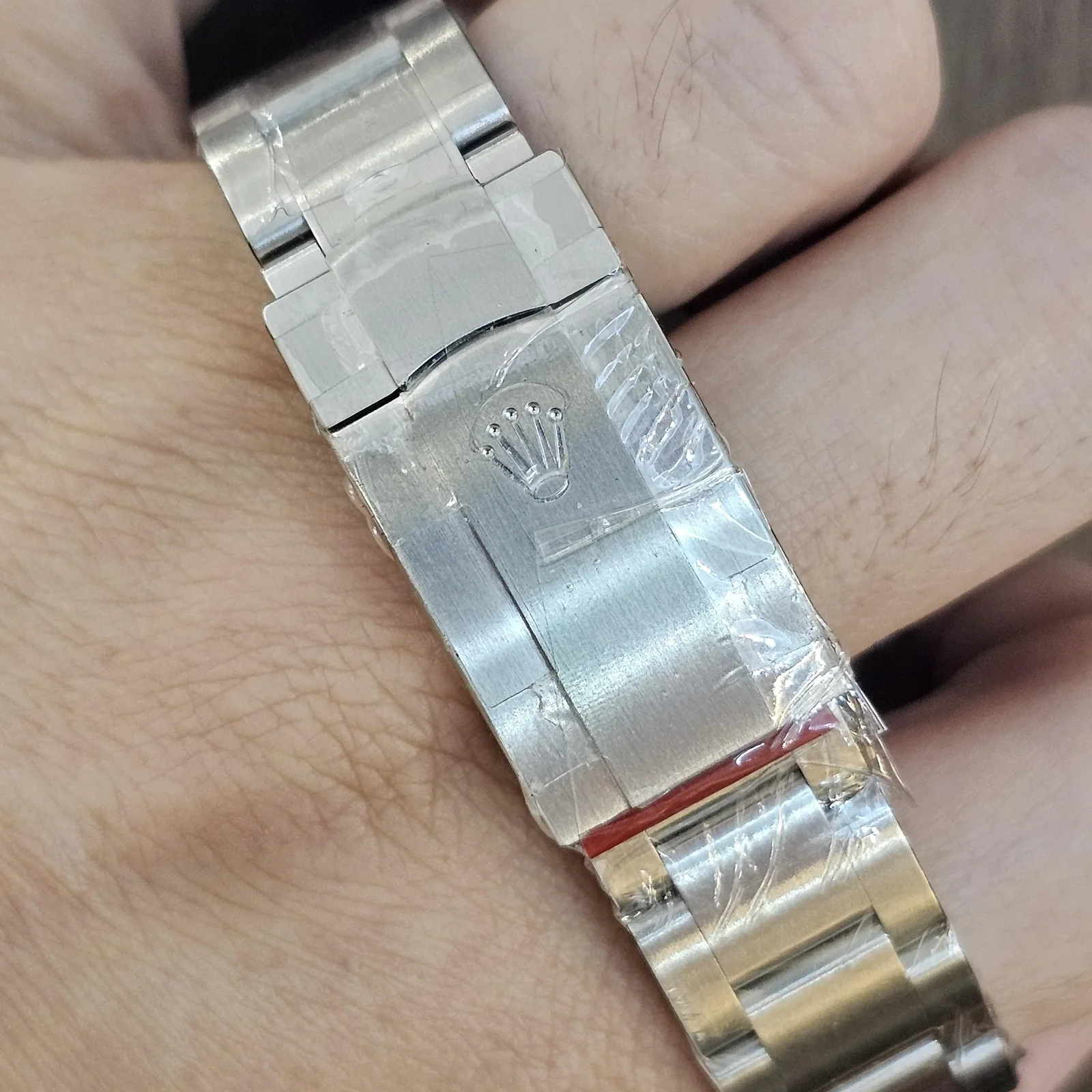 Thumb Oyster Perpetual 36 Stainless Steel / Turquoise