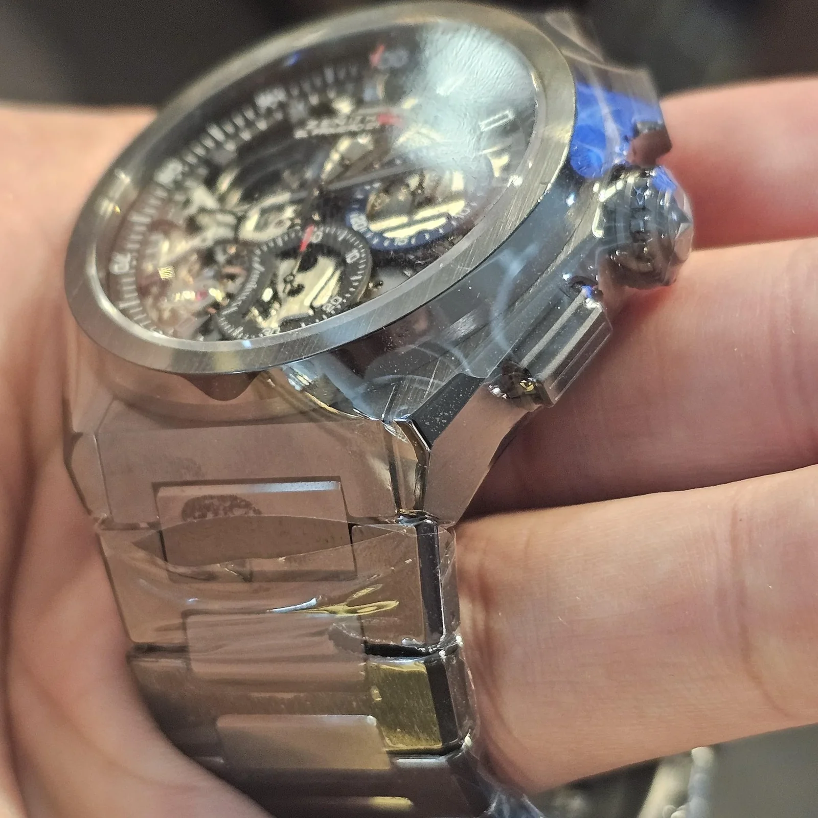 Thumb Defy El Primero 21 Black Ceramic / Skeleton / Bracelet