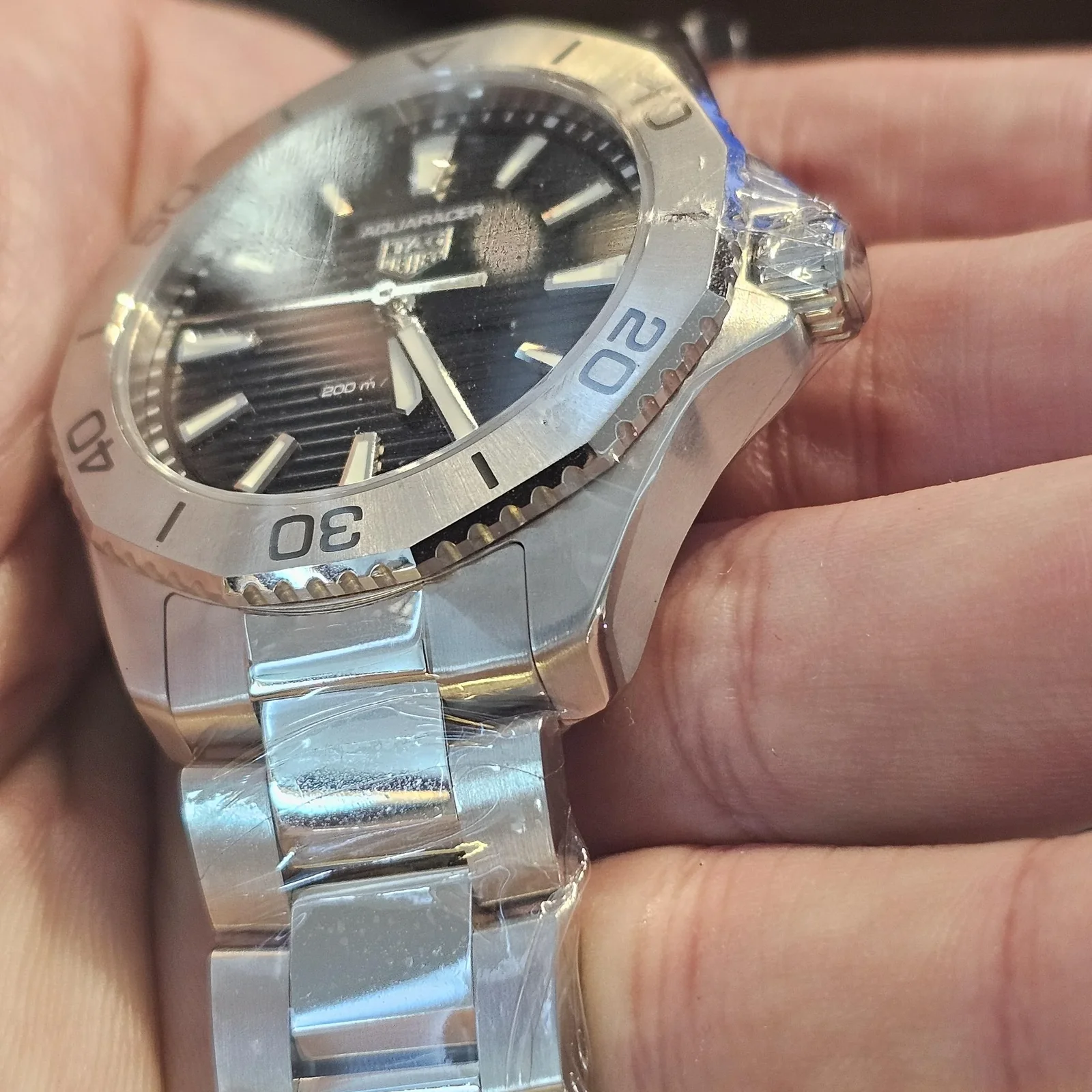 Thumb Aquaracer Professional 200 Quartz 40 Stainless Steel / Black