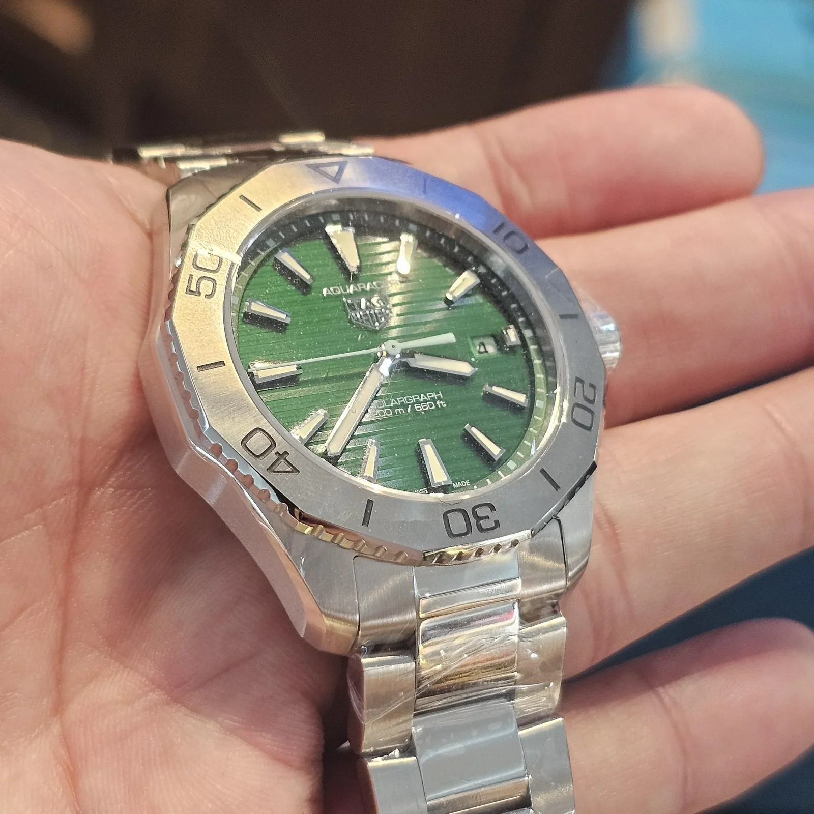 Thumb Aquaracer Professional 200 Solargraph 40 Stainless Steel / Green