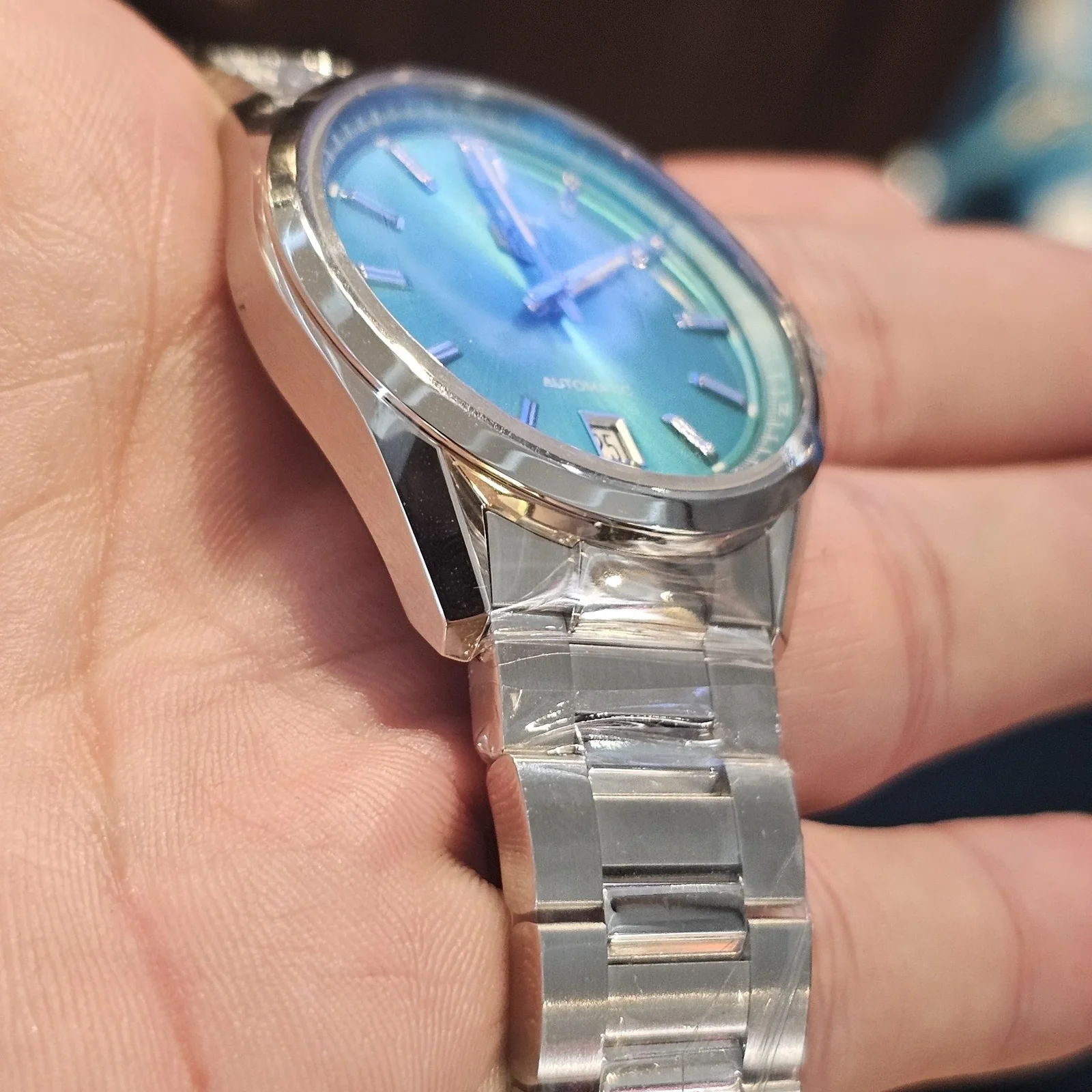 Thumb Carrera Date 36 Stainless Steel / Turquoise