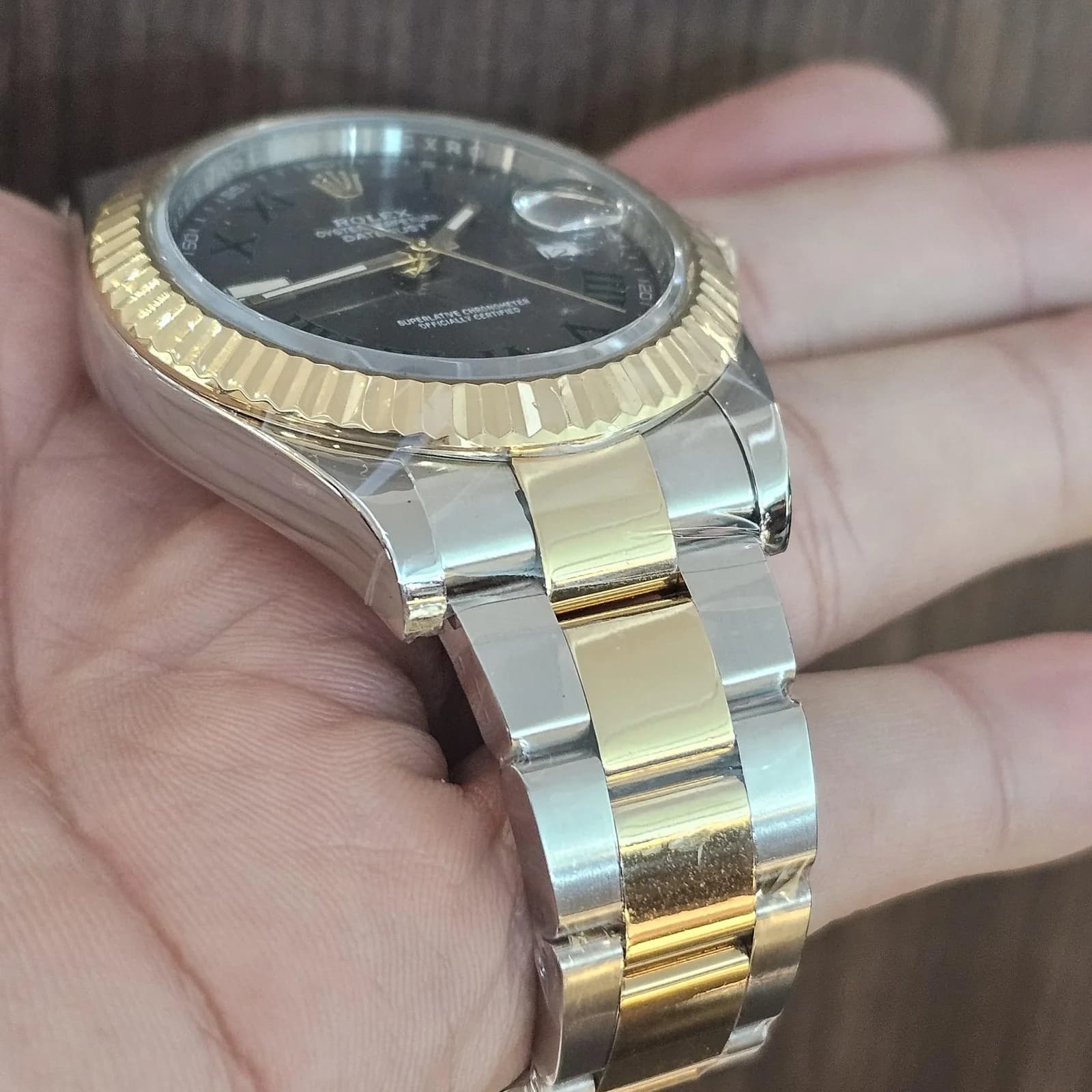 Thumb Datejust II Rolesor Slate Roman