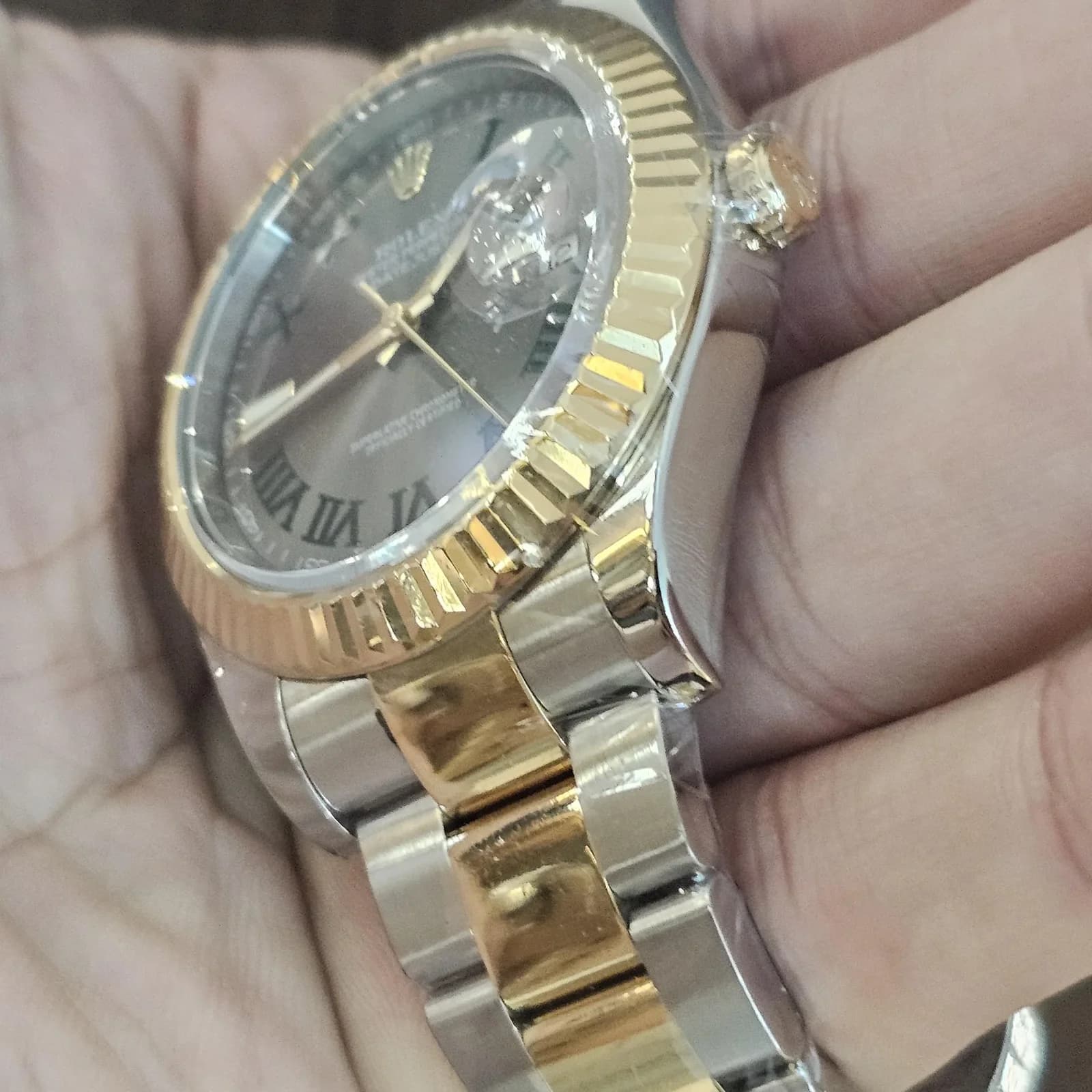 Thumb Datejust II Rolesor Slate Roman