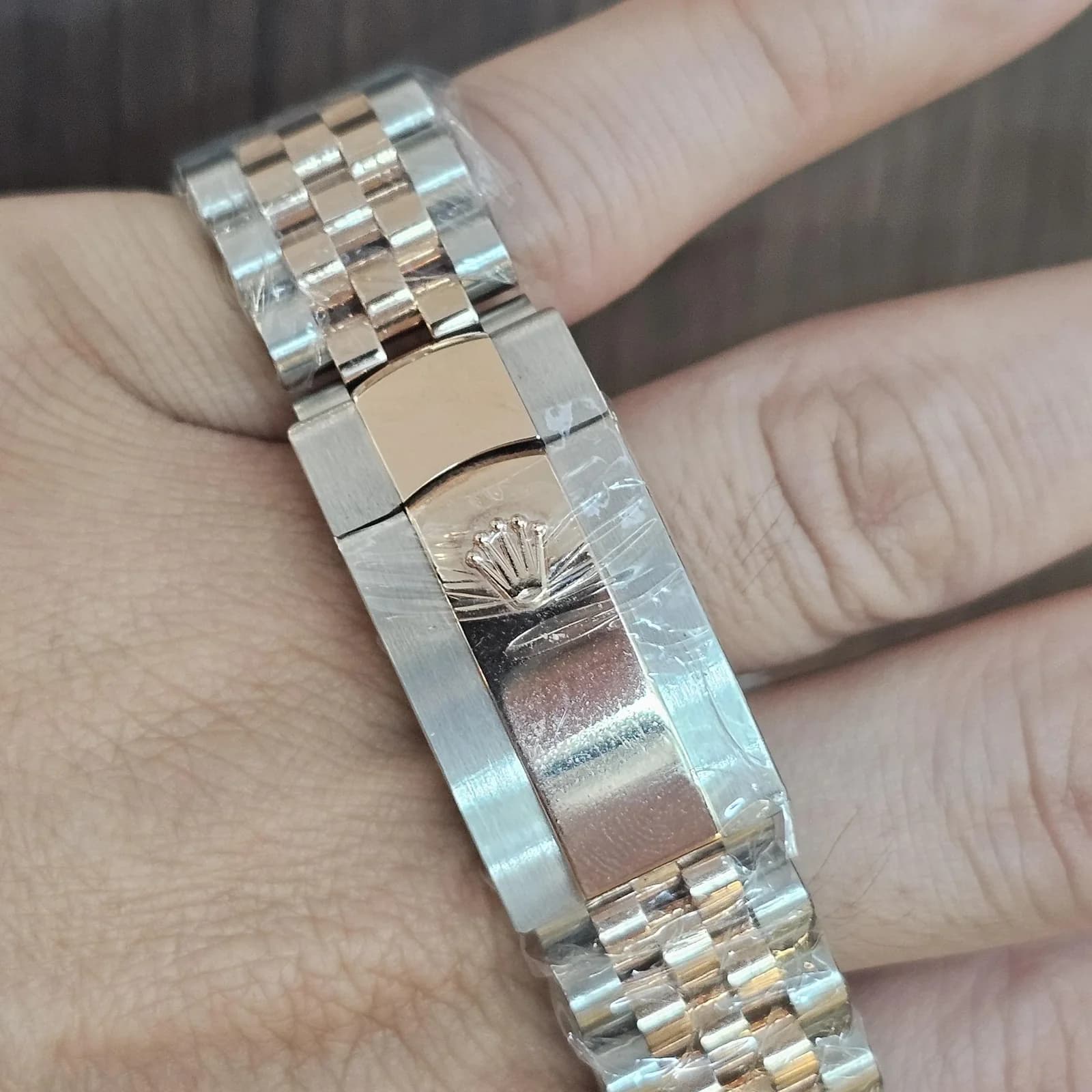 Thumb Datejust 36 Stainless Steel / Everose / Fluted / Slate Roman Diamond / Jubilee