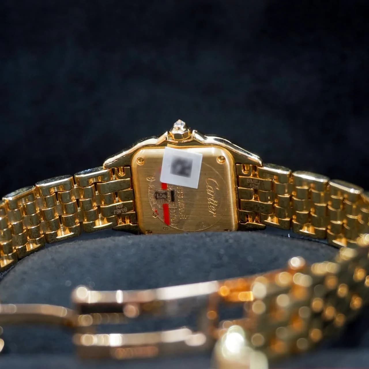 Thumb Panthere Small Yellow Gold / White / Diamond-Bezel
