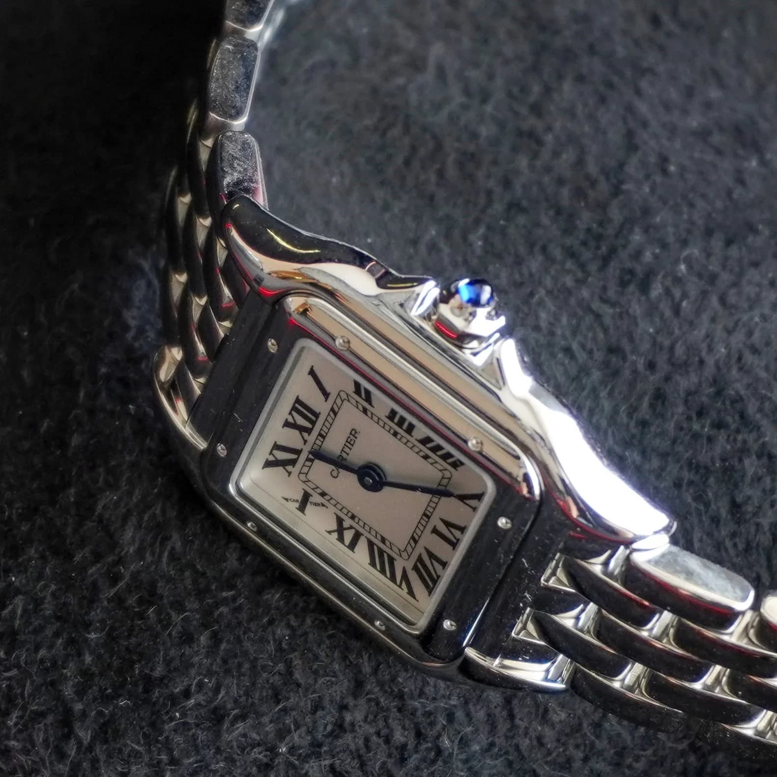 Thumb Panthere Small Stainless Steel White