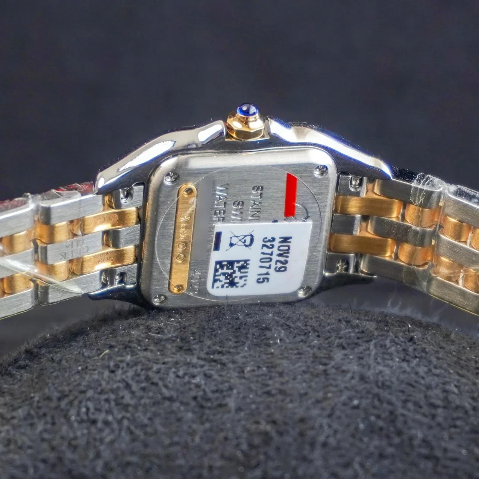 Thumb Panthere Small Stainless Steel - Yellow Gold / White