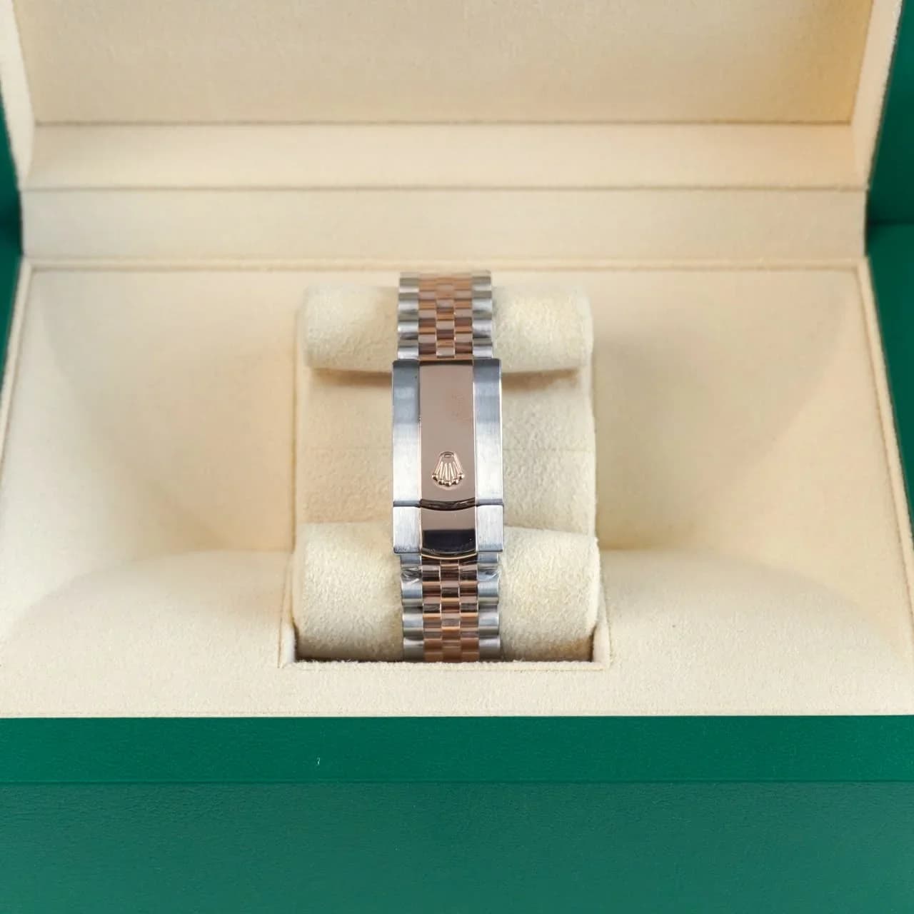 Thumb Datejust 36 Stainless Steel / Everose / Fluted / Slate / Jubilee