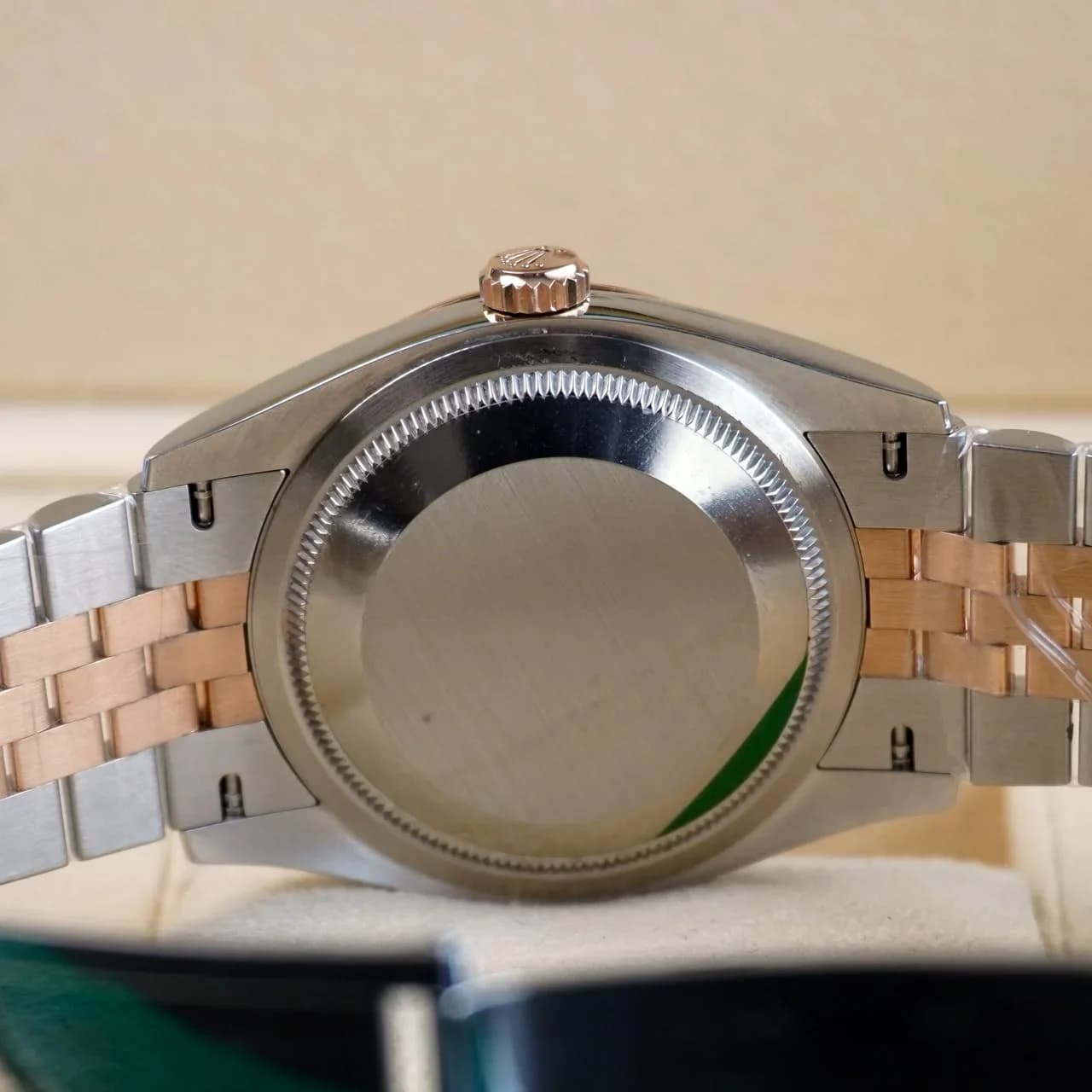 Thumb Datejust 36 Stainless Steel / Everose / Fluted / Slate / Jubilee