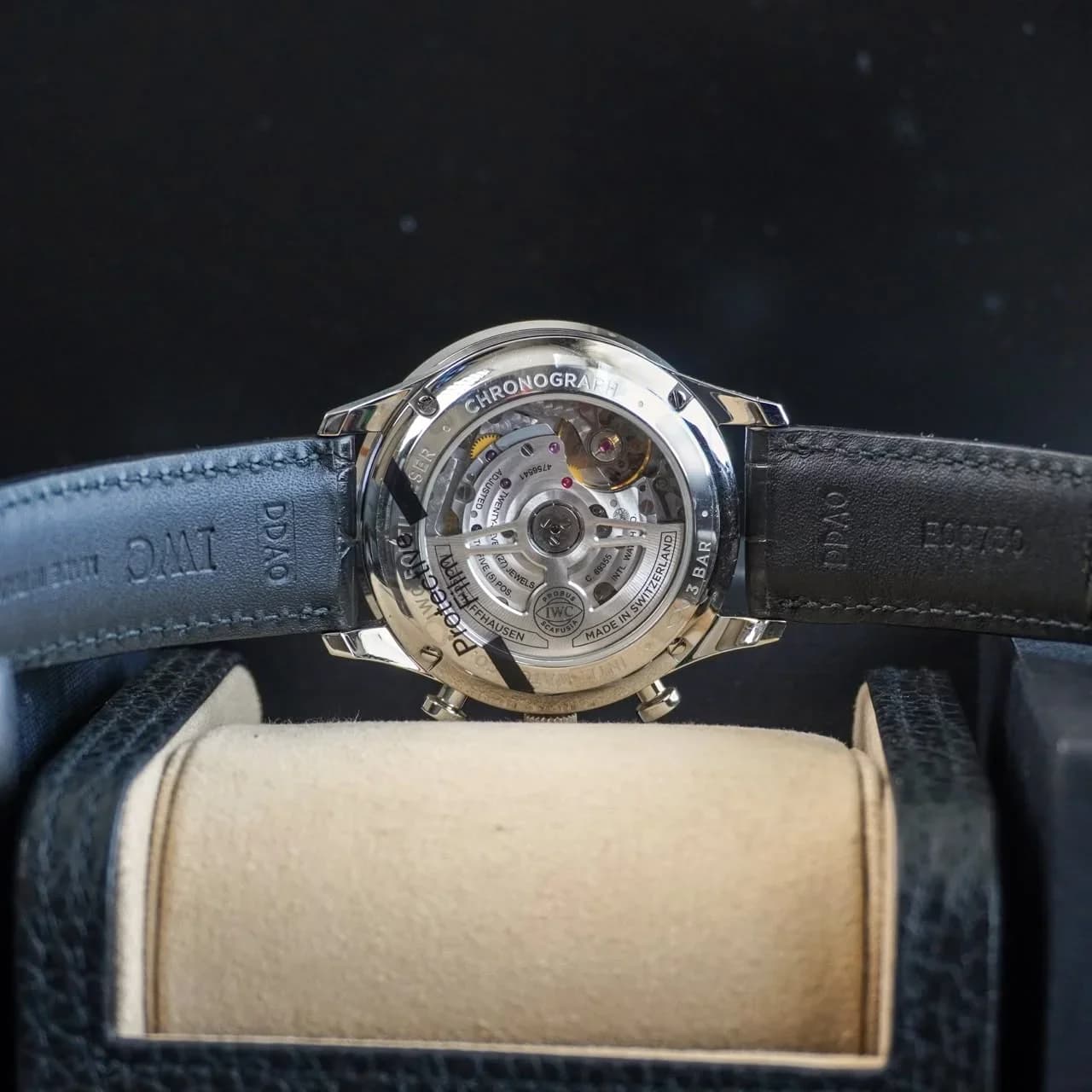 Thumb Portugieser Chronograph Stainless Steel / Blue