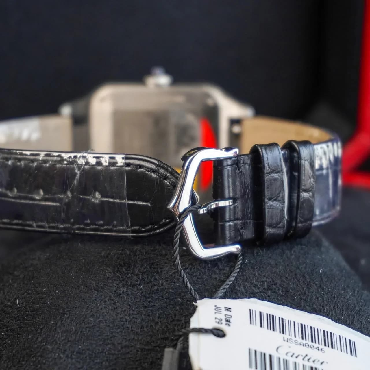 Thumb Santos Dumont Stainless Steel / Black Lacquer