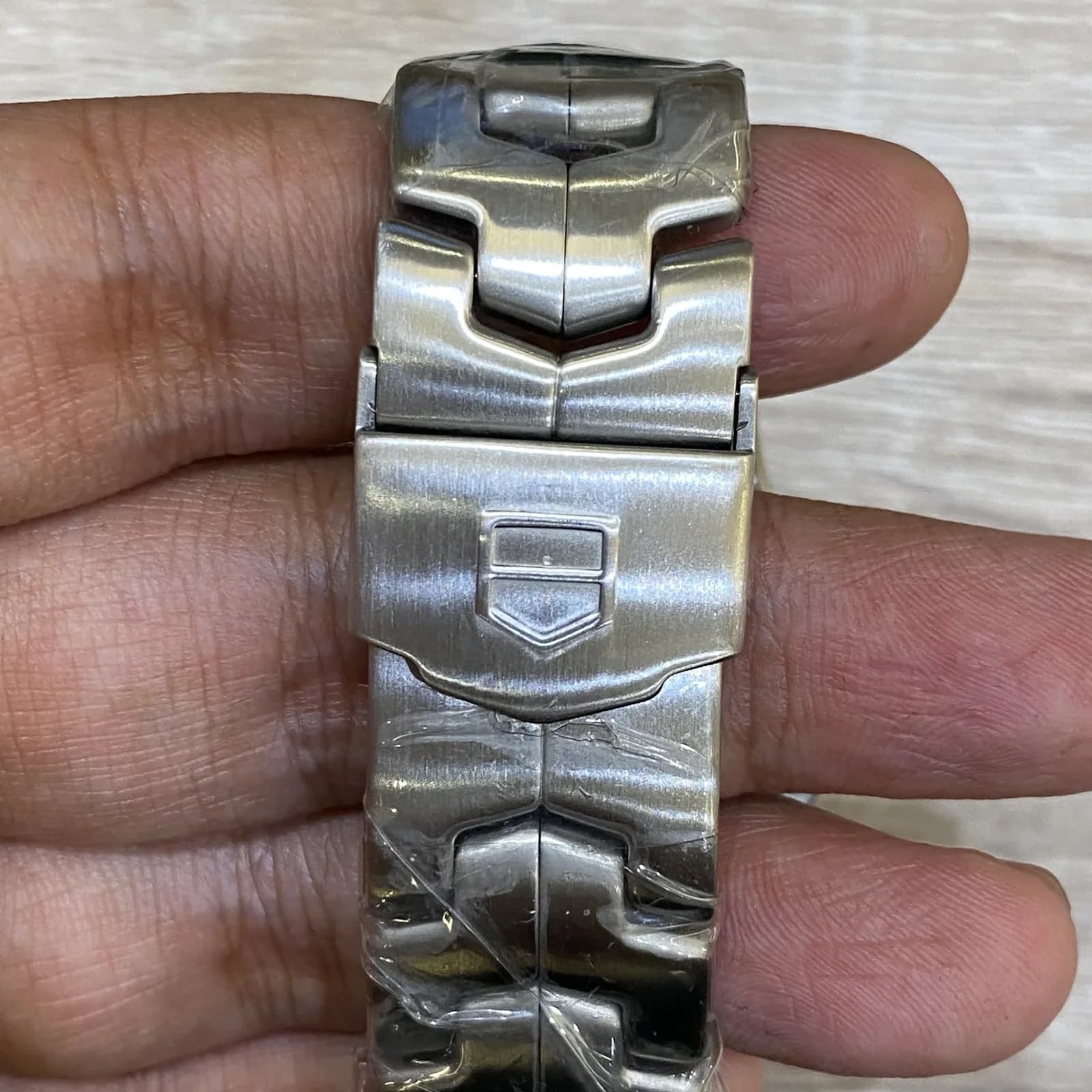 Thumb Link Calibre 6 Stainless Steel / Brown