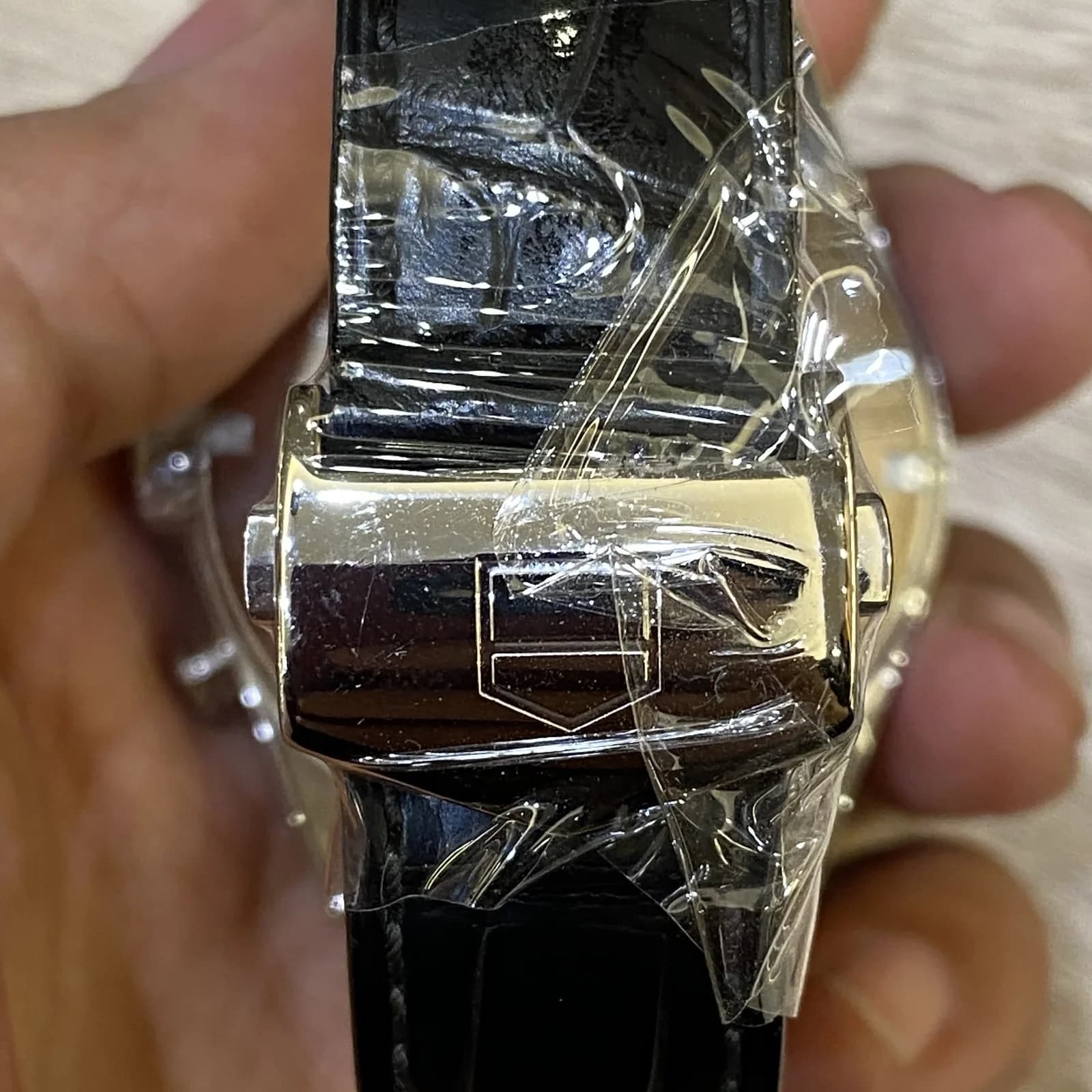 Thumb Carrera Calibre 1887 43 Stainless Steel / Black / Alligator