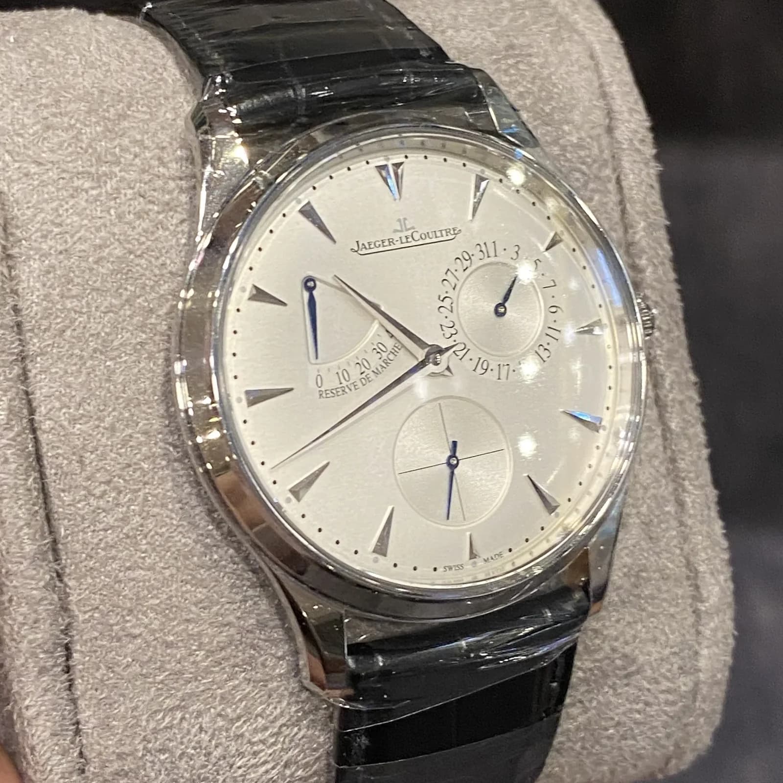 Thumb Master Ultra Thin Réserve de Marche Stainless Steel / Silver / Alligator