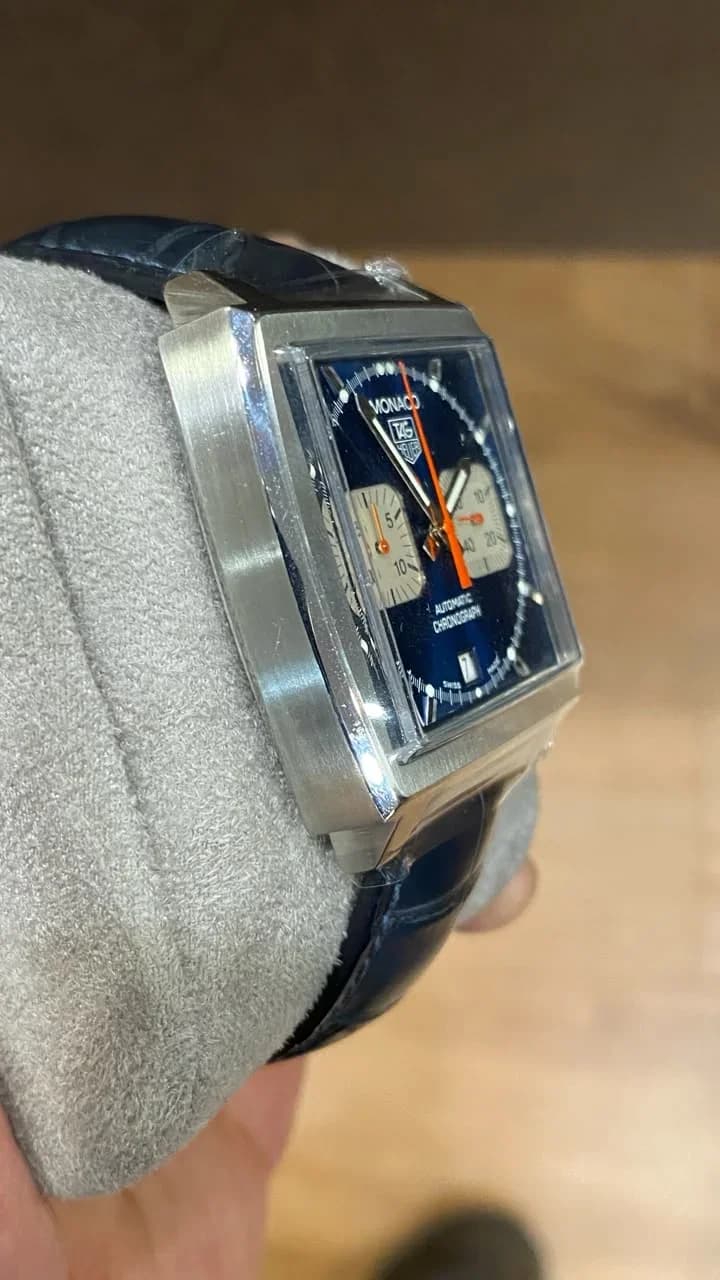 Thumb Monaco Calibre 17 Stainless Steel / Blue
