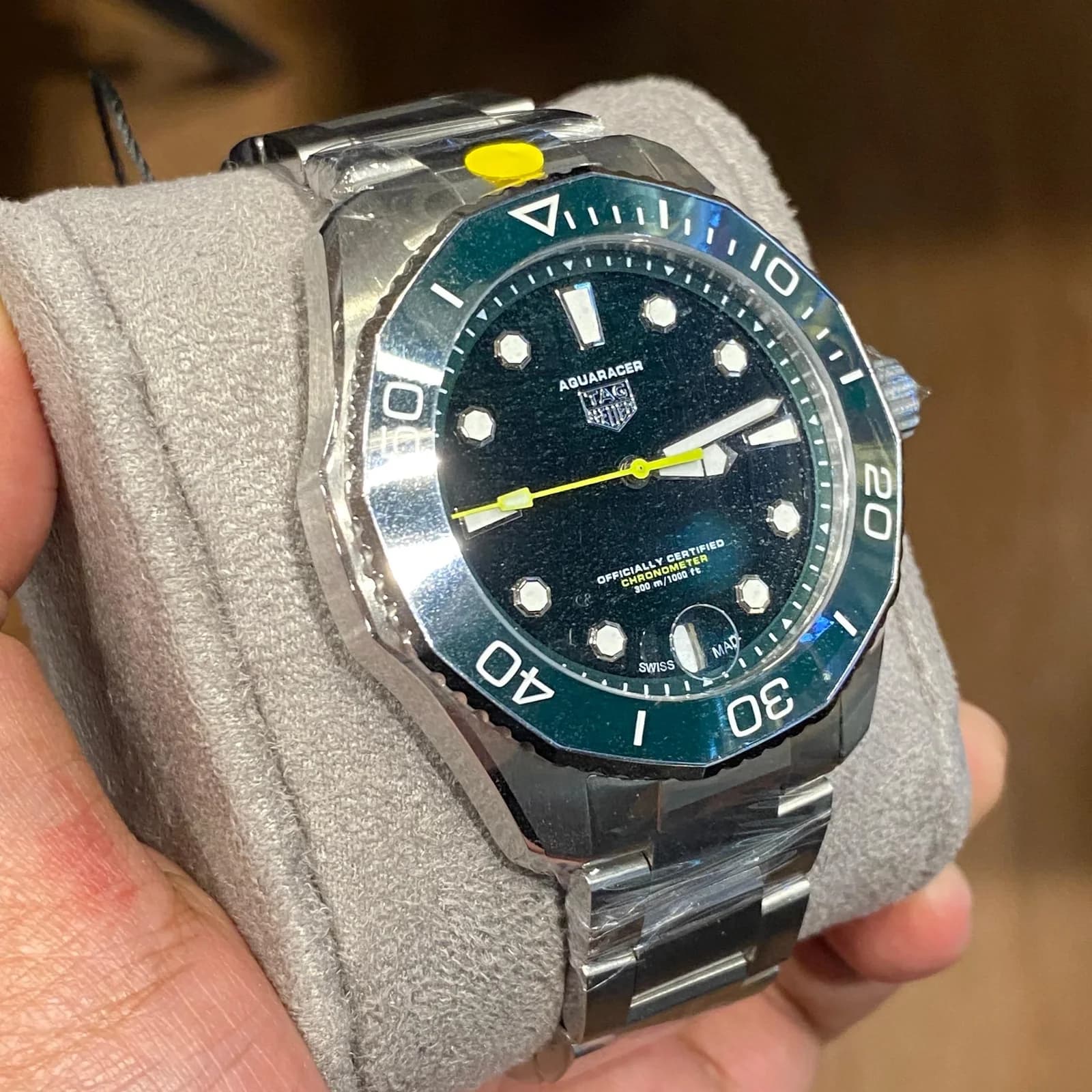 Thumb Aquaracer Professional 300 42 Stainless Steel / Green