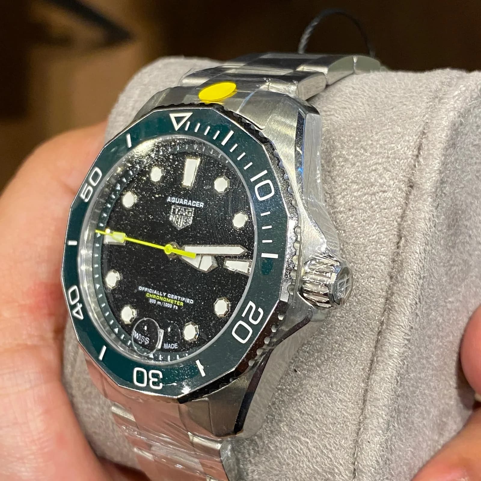 Thumb Aquaracer Professional 300 42 Stainless Steel / Green