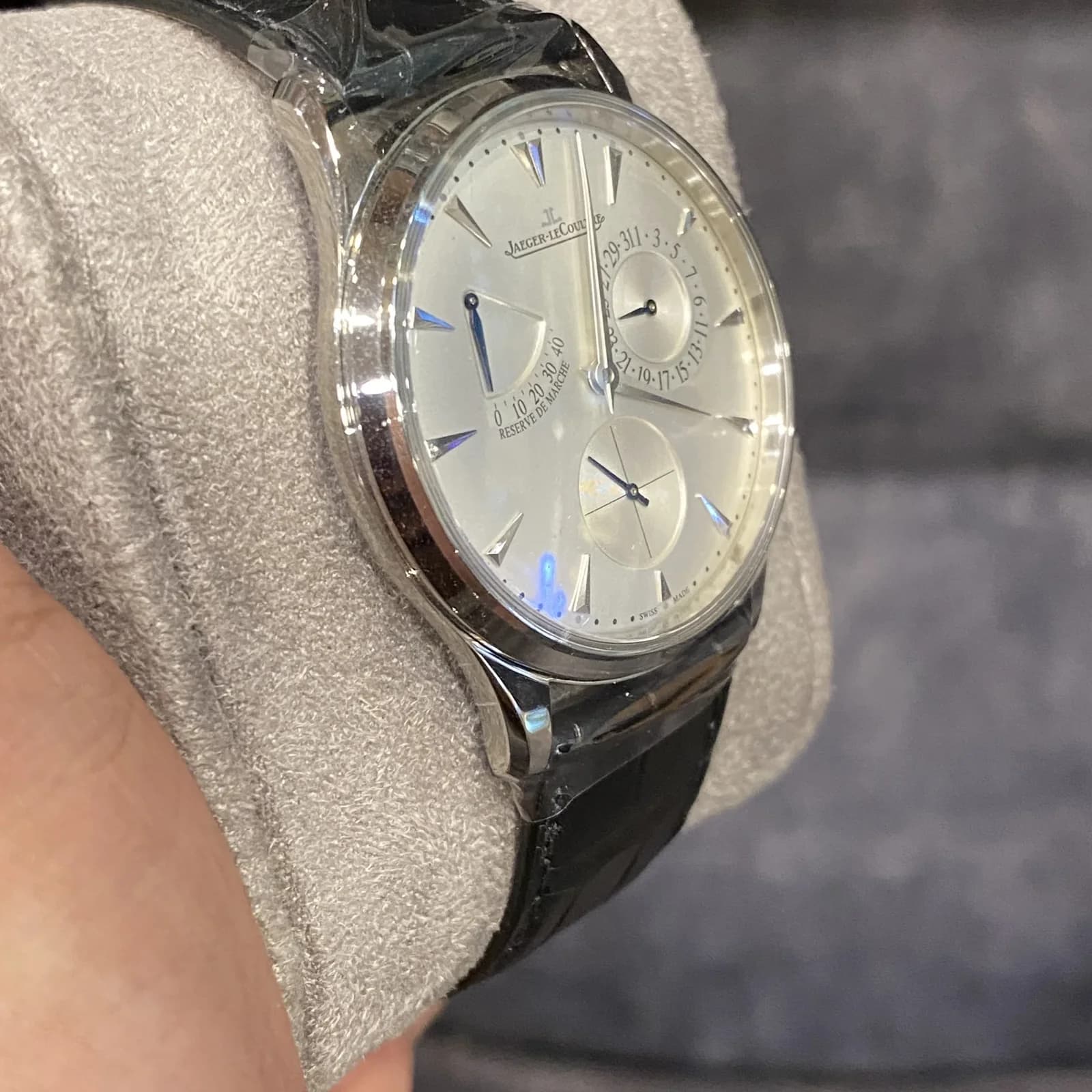 Thumb Master Ultra Thin Réserve de Marche Stainless Steel / Silver / Alligator
