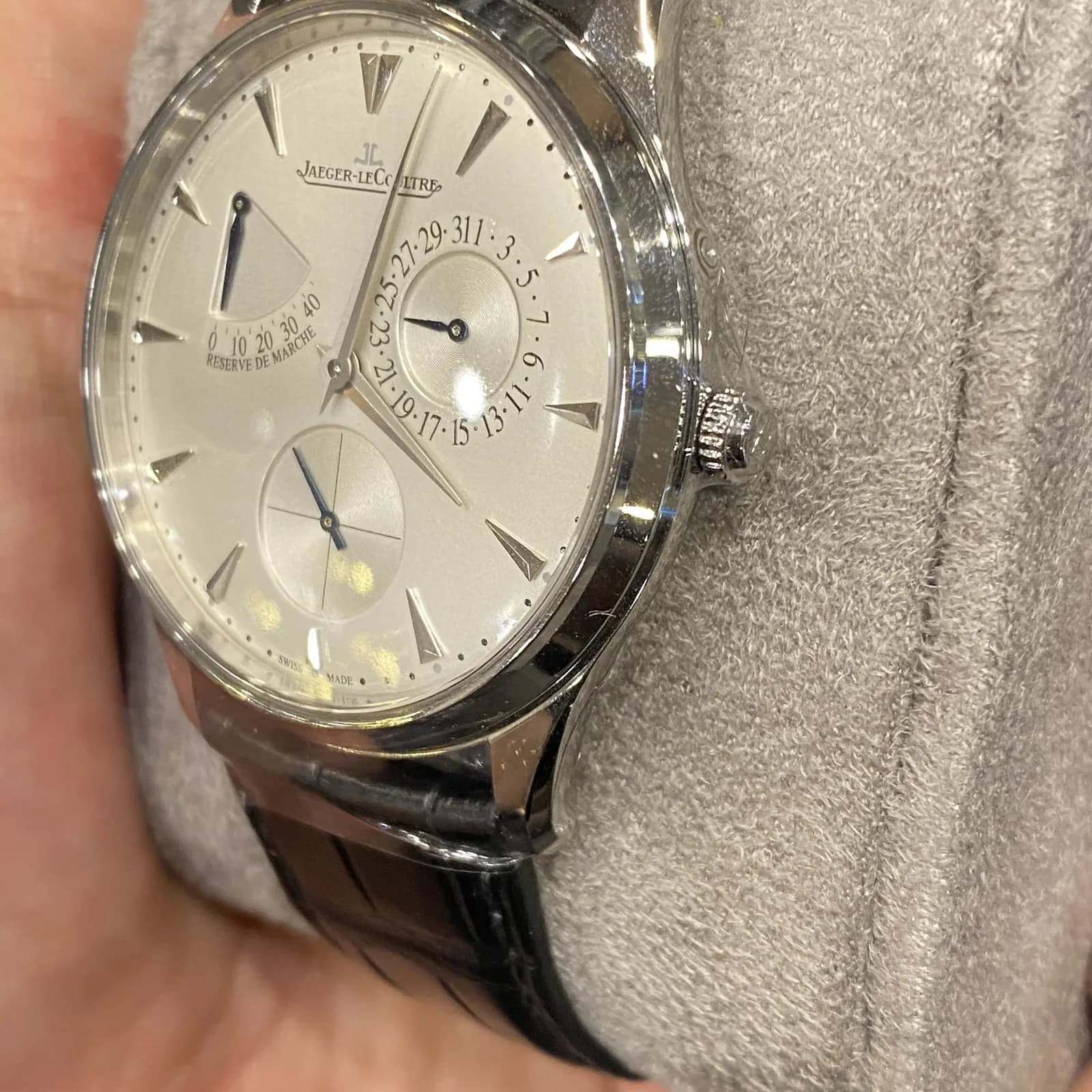 Thumb Master Ultra Thin Réserve de Marche Stainless Steel / Silver / Alligator