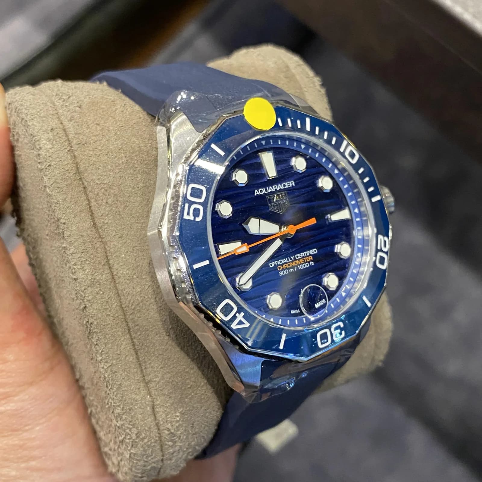 Thumb Aquaracer Professional 300 Blue Stainless Steel / Rubber