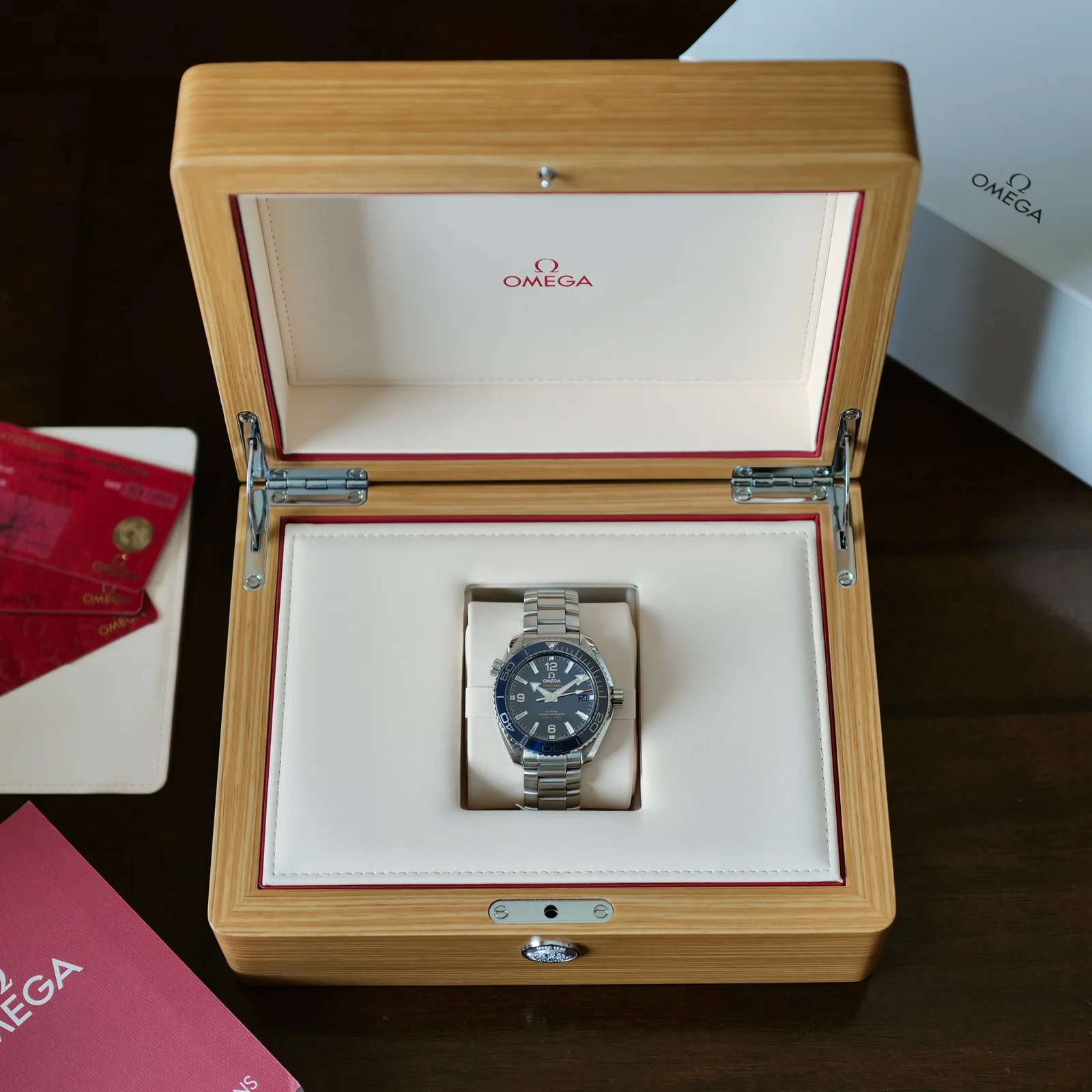 Thumb Seamaster Planet Ocean 600M Co-Axial 39.5 Master Chronometer Stainless Steel / Blue / Bracelet