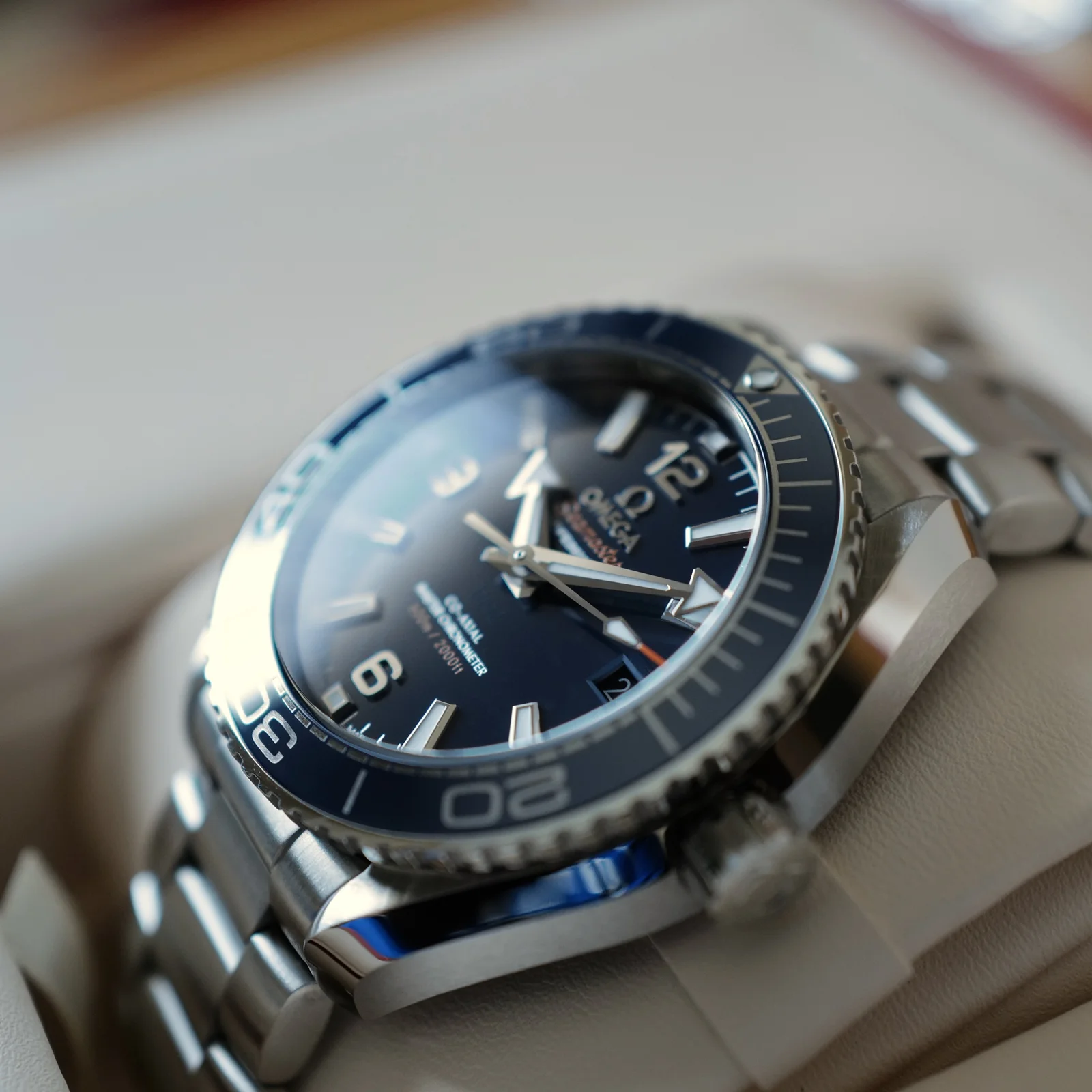 Thumb Seamaster Planet Ocean 600M Co-Axial 39.5 Master Chronometer Stainless Steel / Blue / Bracelet