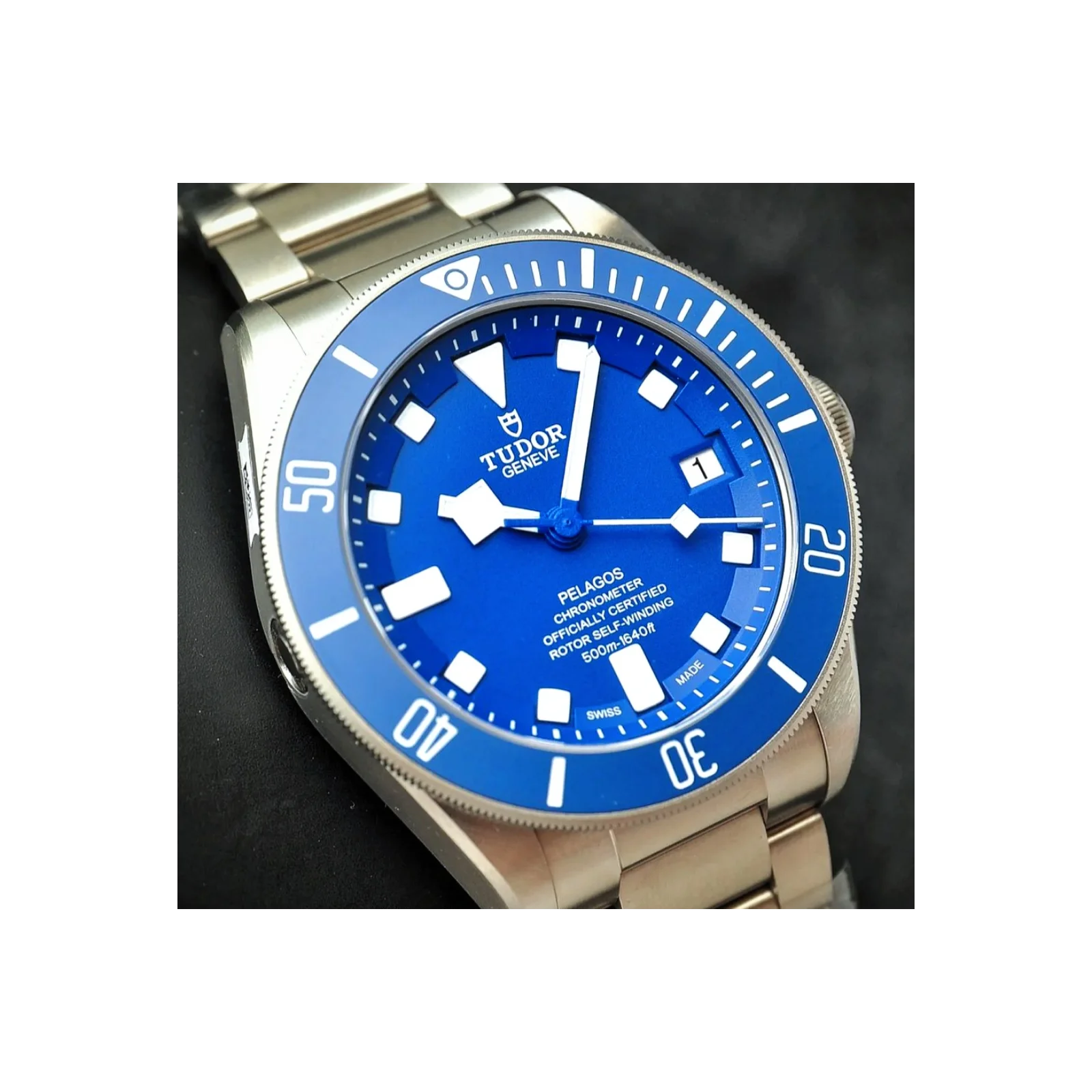 Thumb Pelagos Titanium / Blue / Bracelet