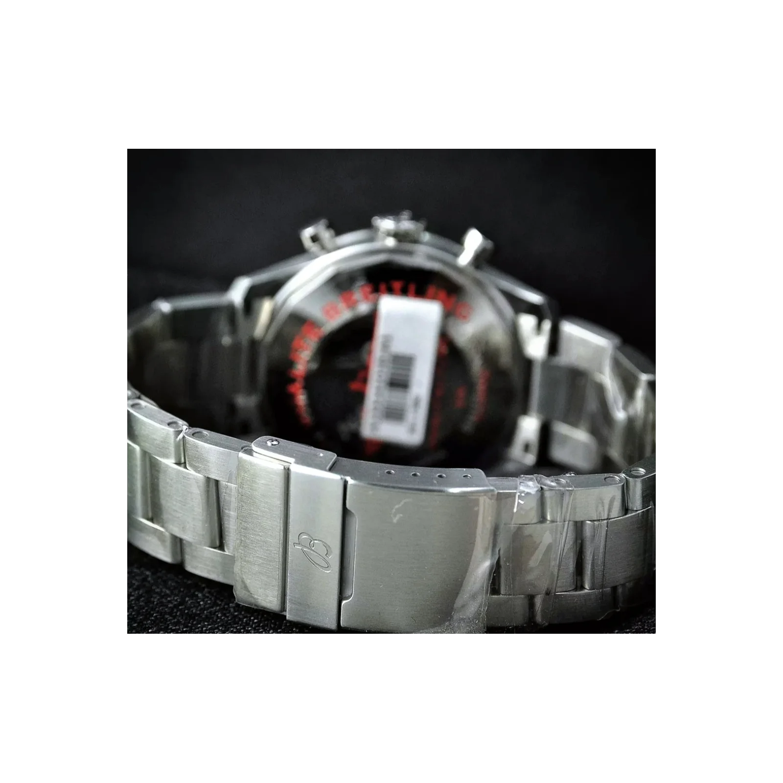 Thumb Aviator 8 Chronograph 43 Stainless Steel / Black / Bracelet
