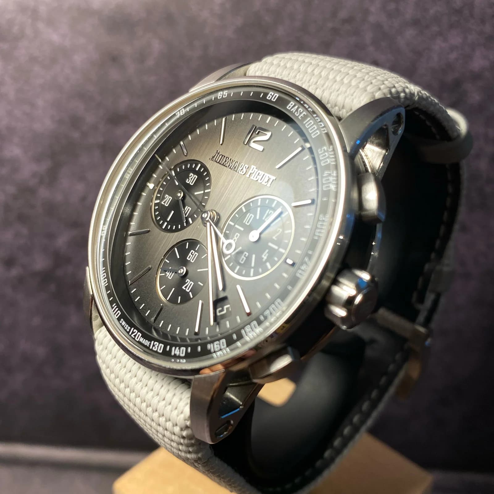 Thumb CODE 11.59 Chronograph Selfwinding White Gold / Ceramic / Grey / Fabric