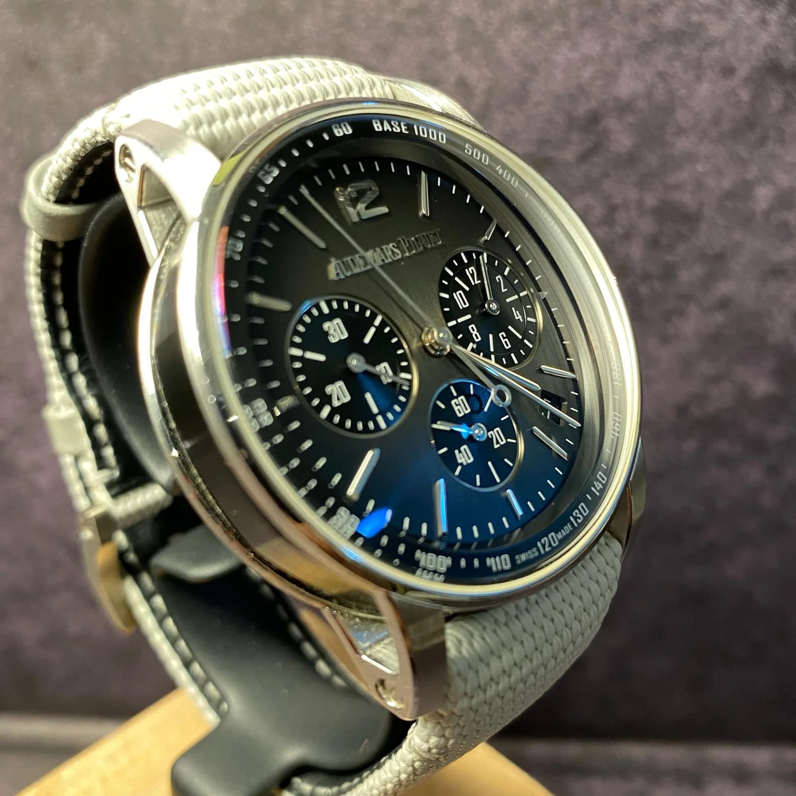 Thumb CODE 11.59 Chronograph Selfwinding White Gold / Ceramic / Grey / Fabric