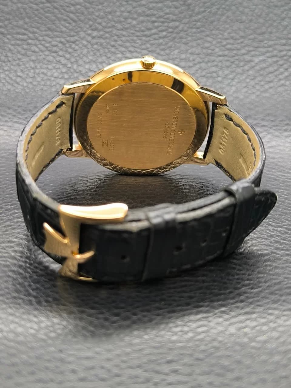 Thumb Patrimony Contemporaine 40 Manual-Winding Pink Gold / Black