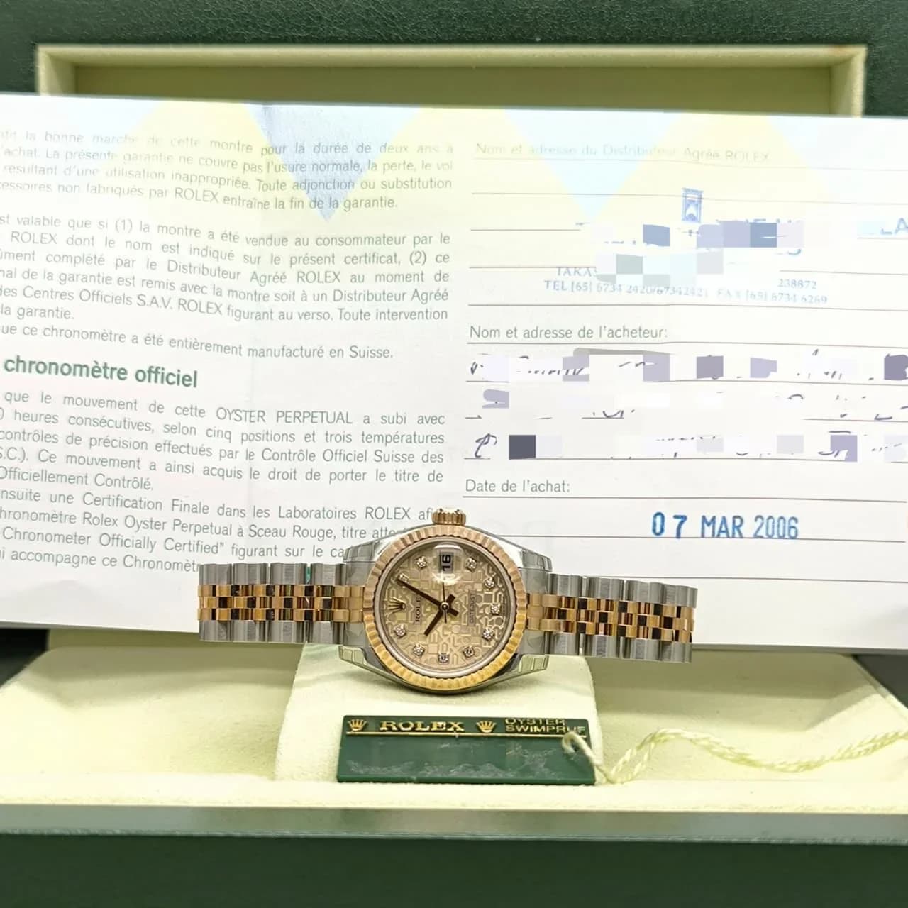 Thumb Lady-Datejust 26 Rolesor Everose Fluted Pink Jubilee